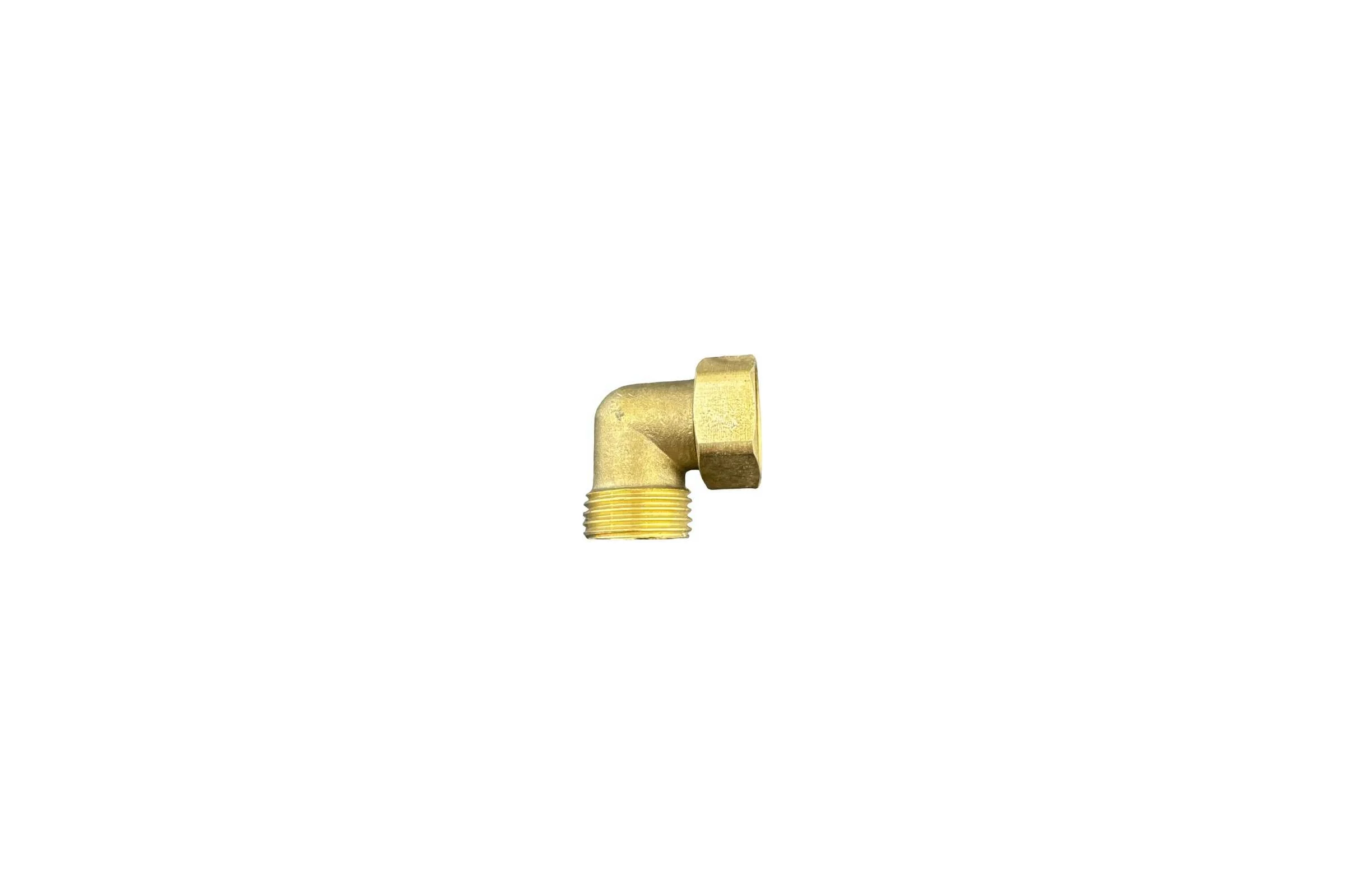 Угол 90 градусов GRIALE с накидной гайкой 1/2" Гайка х 1/2" штуцер латунь для внутренней разводки воды DK-421