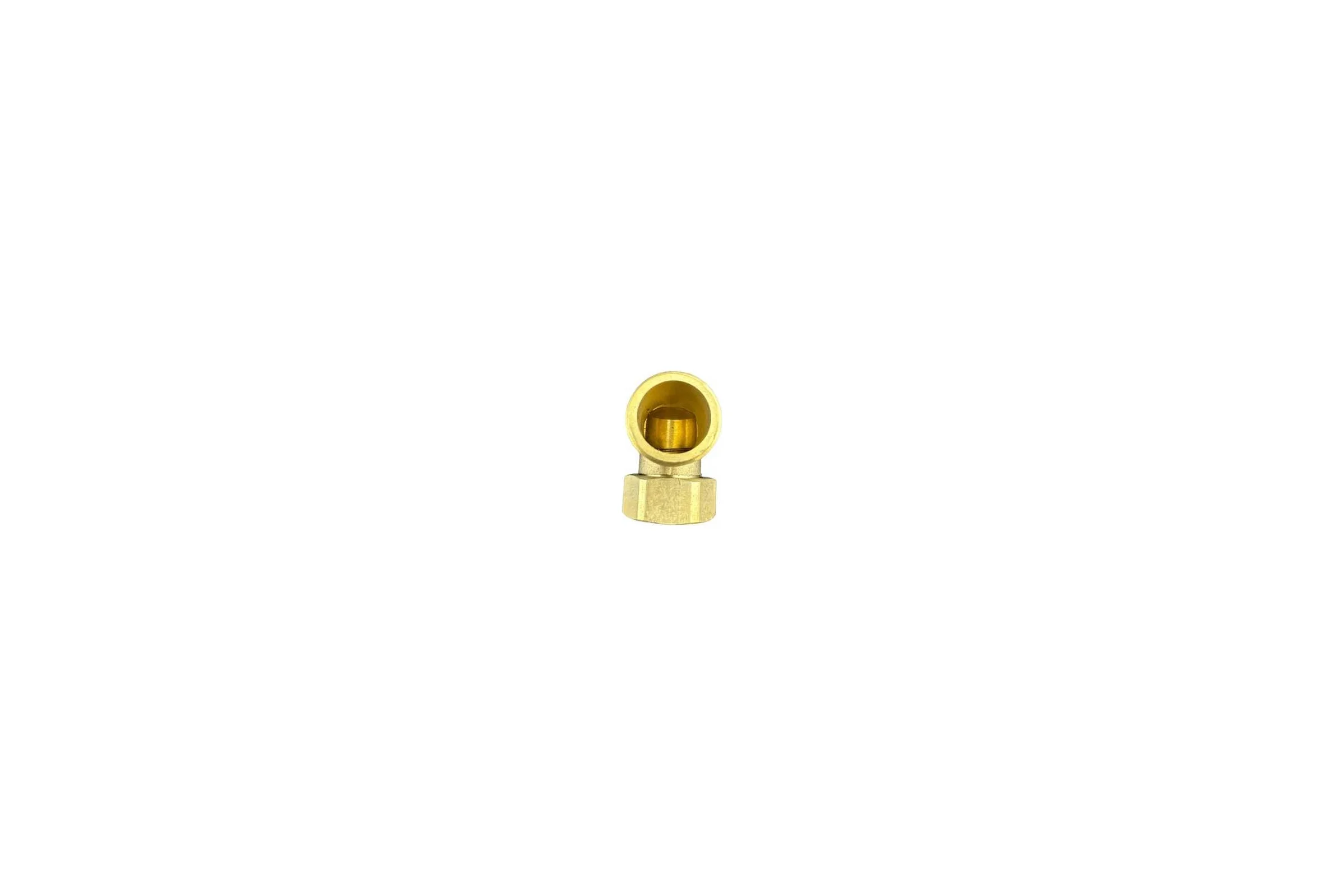 Угол 90 градусов GRIALE с накидной гайкой 1/2" Гайка х 1/2" штуцер латунь для внутренней разводки воды DK-421