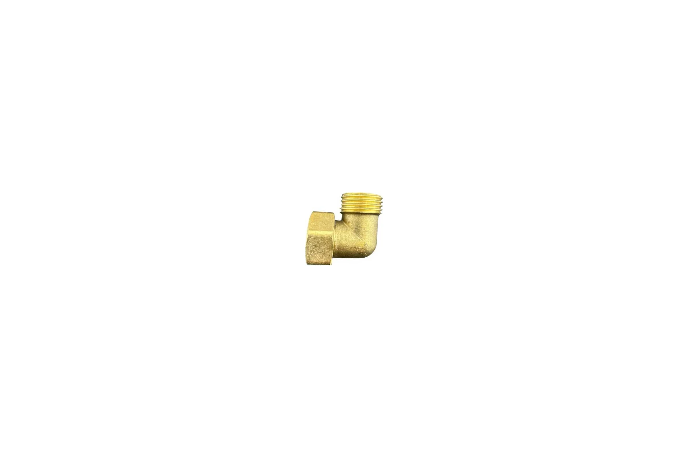 Угол 90 градусов GRIALE с накидной гайкой 1/2" Гайка х 1/2" штуцер латунь для внутренней разводки воды DK-421