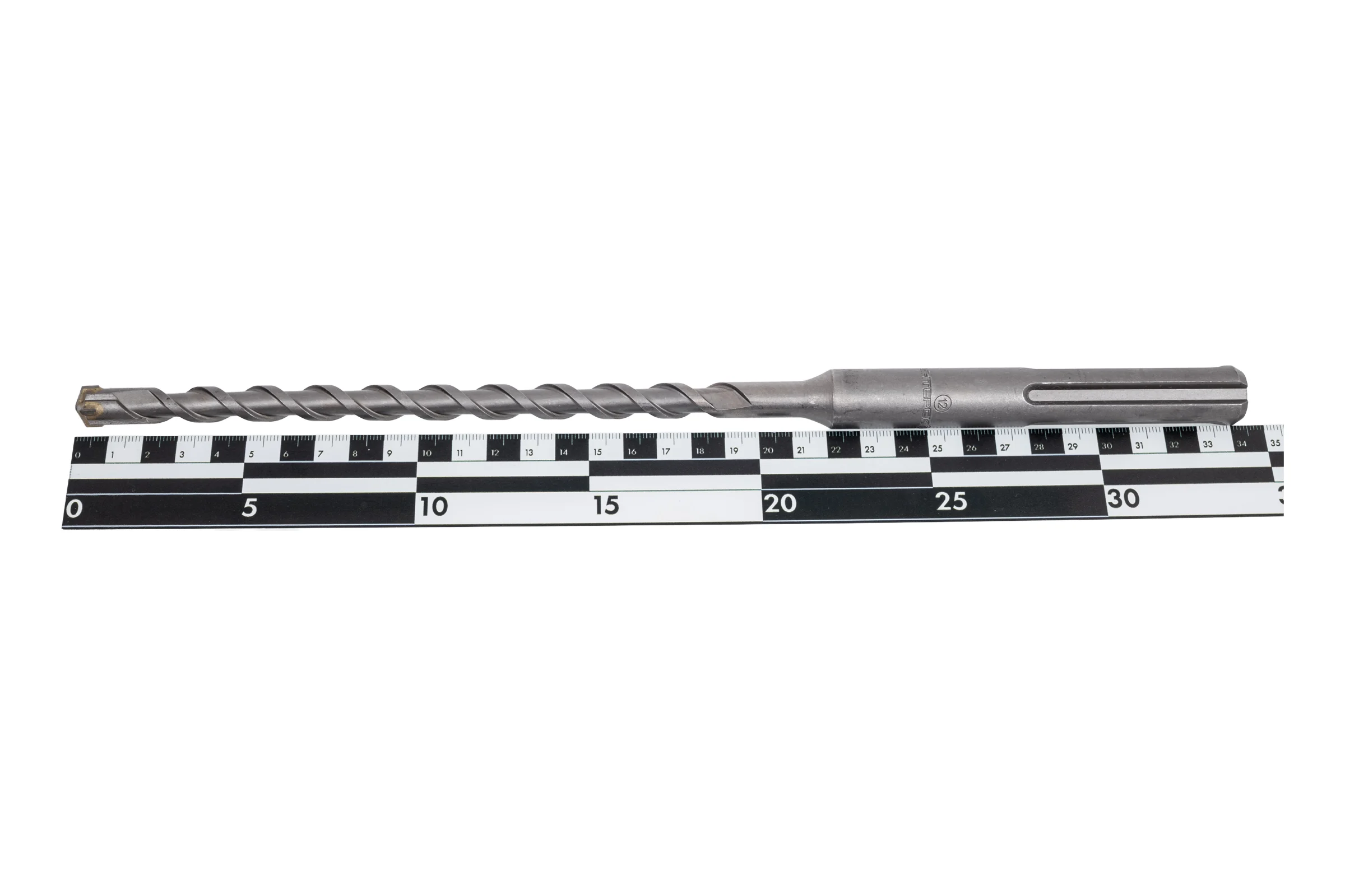 Бур SDS-Max (2 спирали, 4 резца) 12x200/340 мм ИНТЕРСКОЛ 14112.200