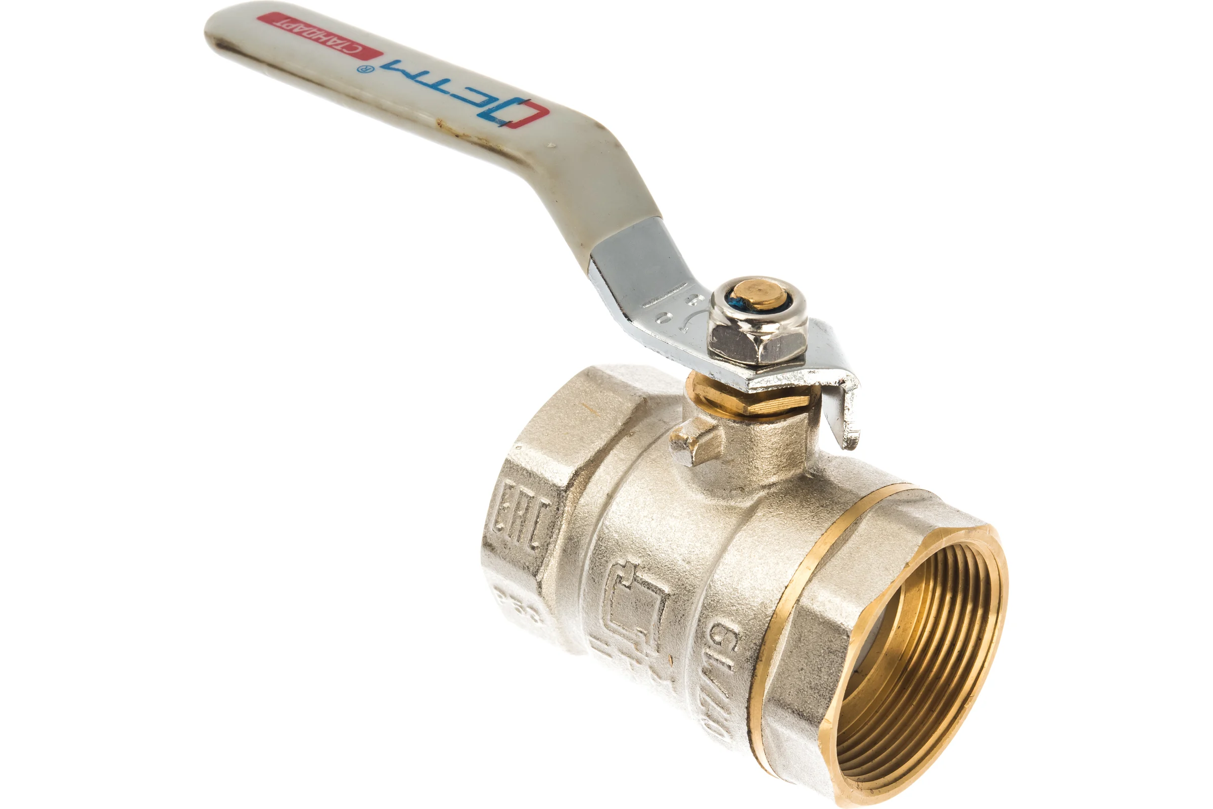 Шаровой кран для воды СТМ СТАНДАРТ 1-1/2", г/г, рычаг CWFFH112