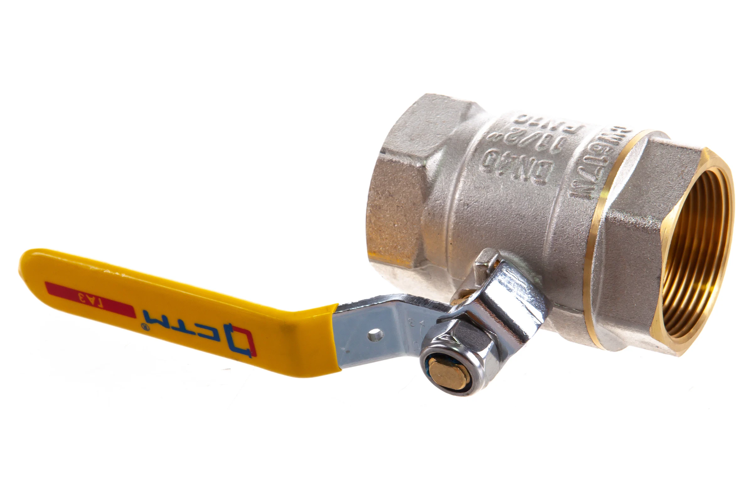 Шаровой кран для газа СТМ ГАЗ 1-1/2", г/г, рычаг CGFFH112