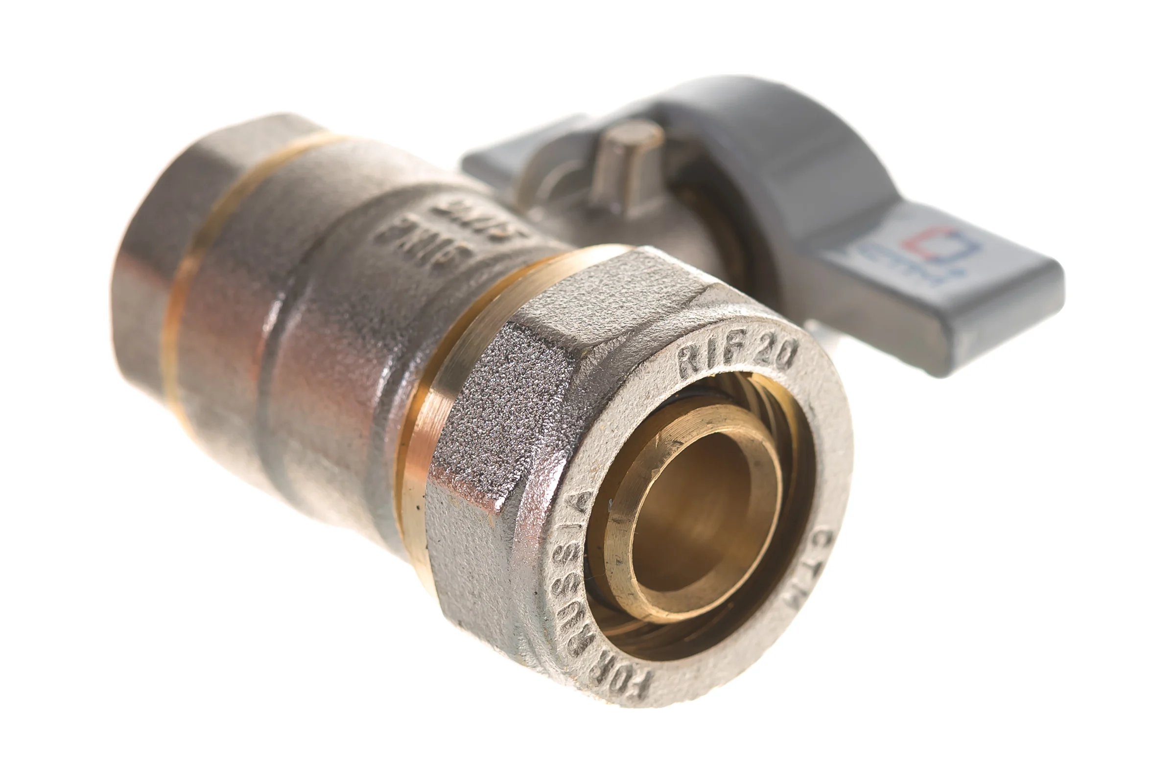 Шаровой кран для воды СТМ СТАНДАРТ 20х1/2", ц/г, бабочка CWPF1220