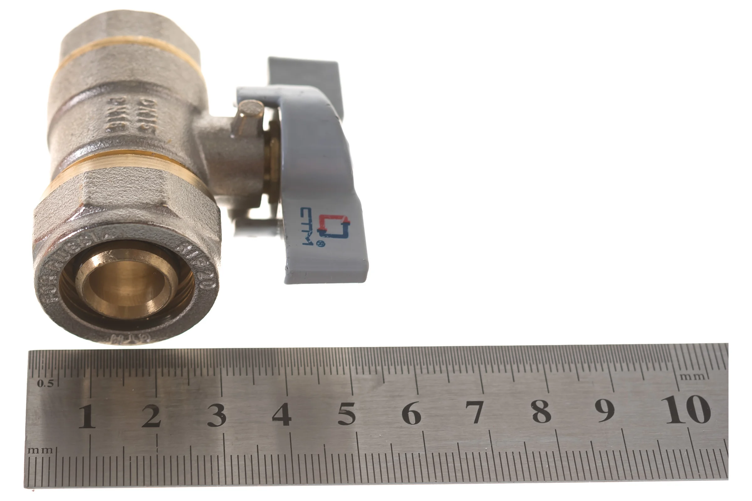 Шаровой кран для воды СТМ СТАНДАРТ 20х1/2", ц/г, бабочка CWPF1220