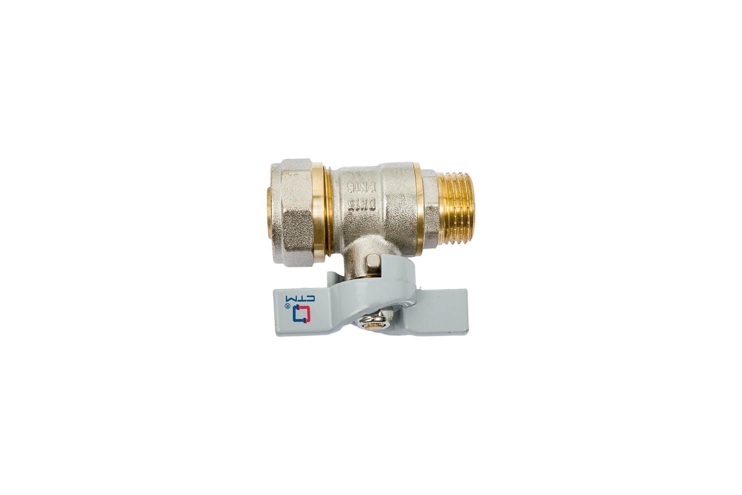 Шаровой кран для воды СТМ СТАНДАРТ 20х1/2", ц/ш, бабочка CWPM1220