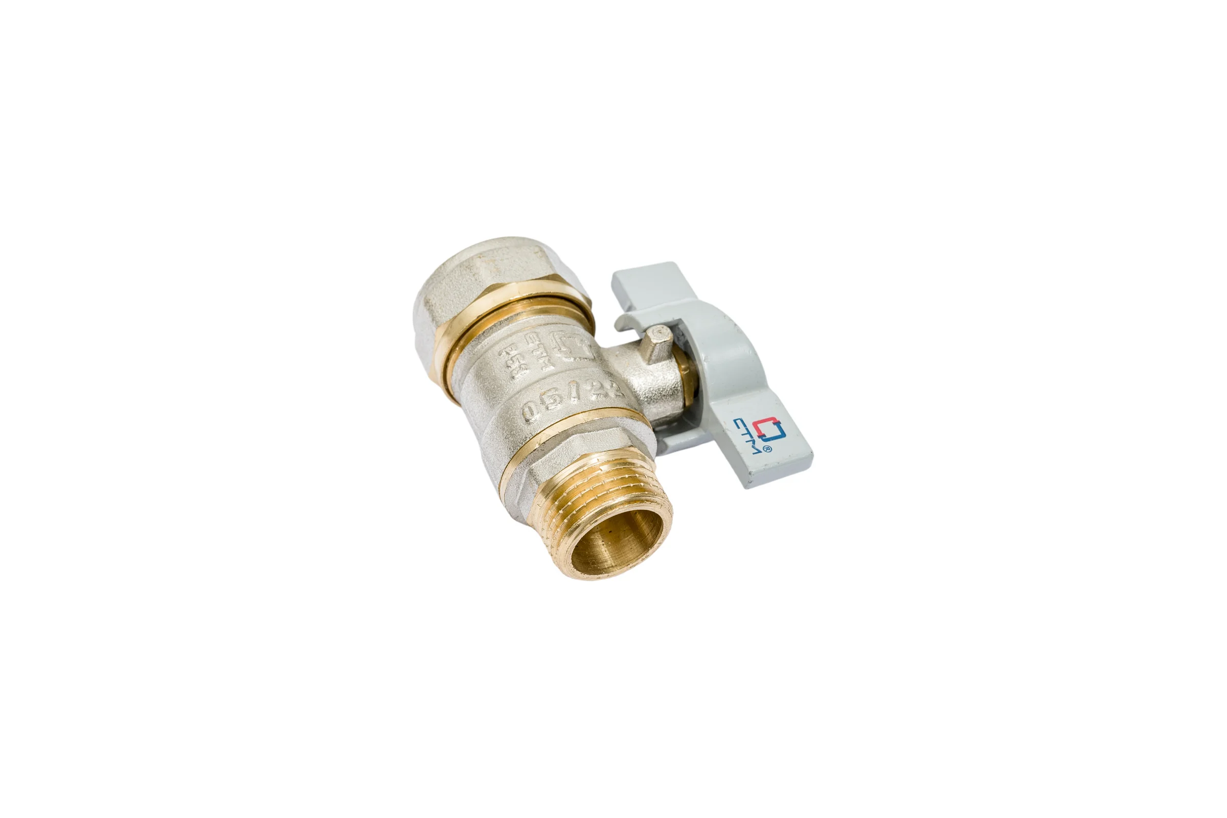Шаровой кран для воды СТМ СТАНДАРТ 20х1/2", ц/ш, бабочка CWPM1220