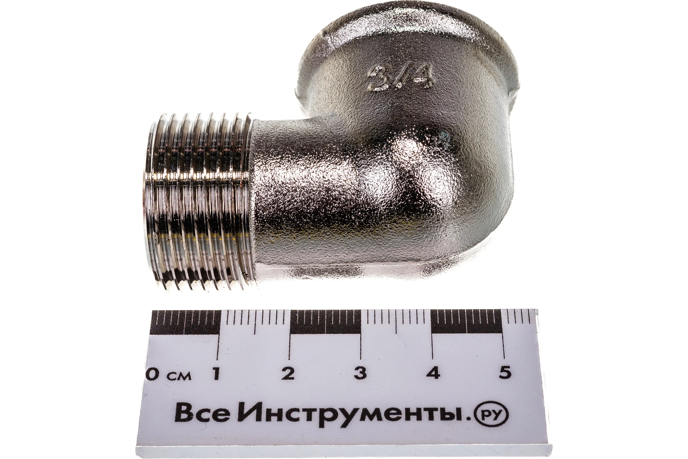 Уголок СТМ 3/4", гайка-штуцер CRLFM034
