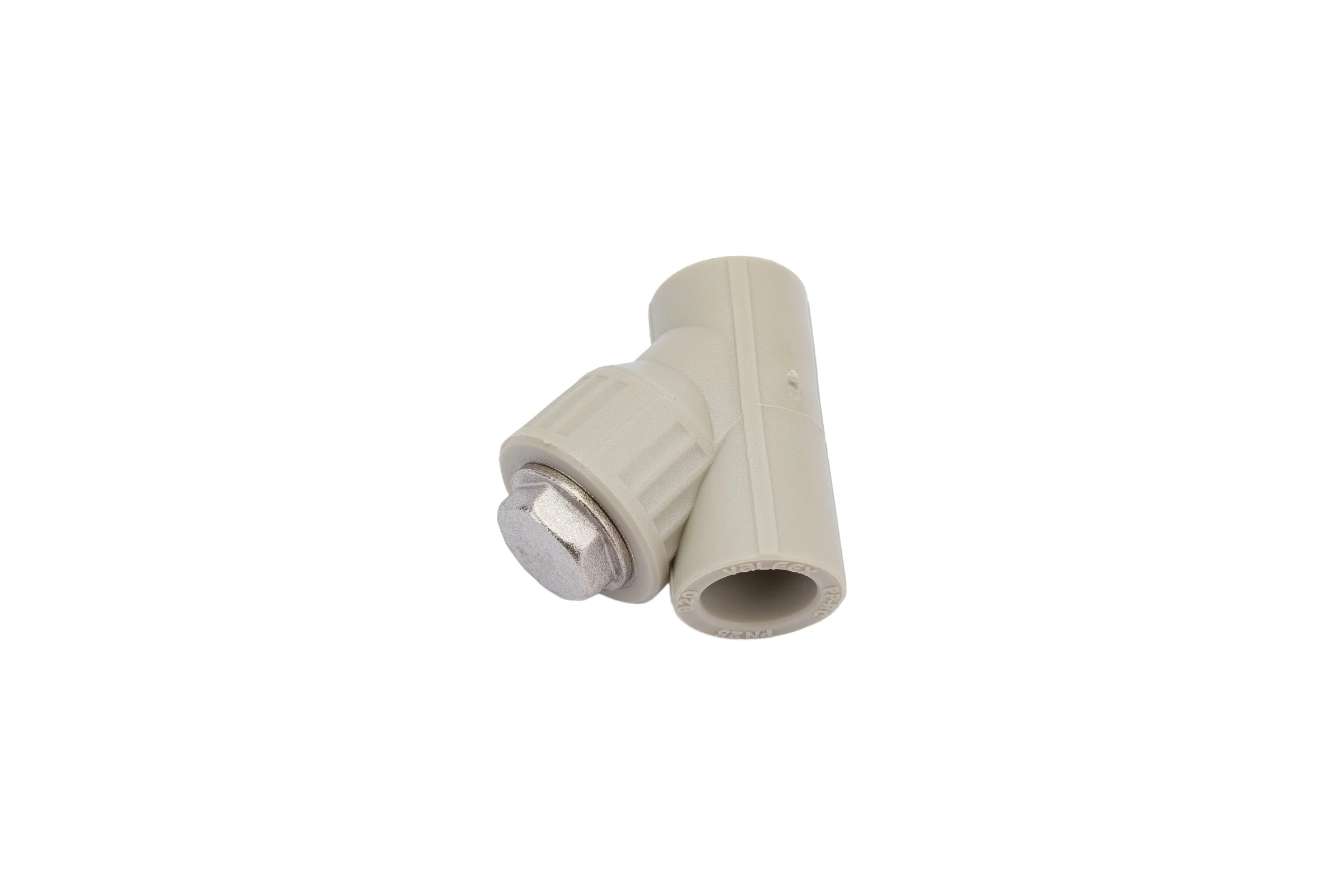 Сетчатый фильтр VALFEX PP-R Дн 20х45°, серый 10141020Г 036-0607