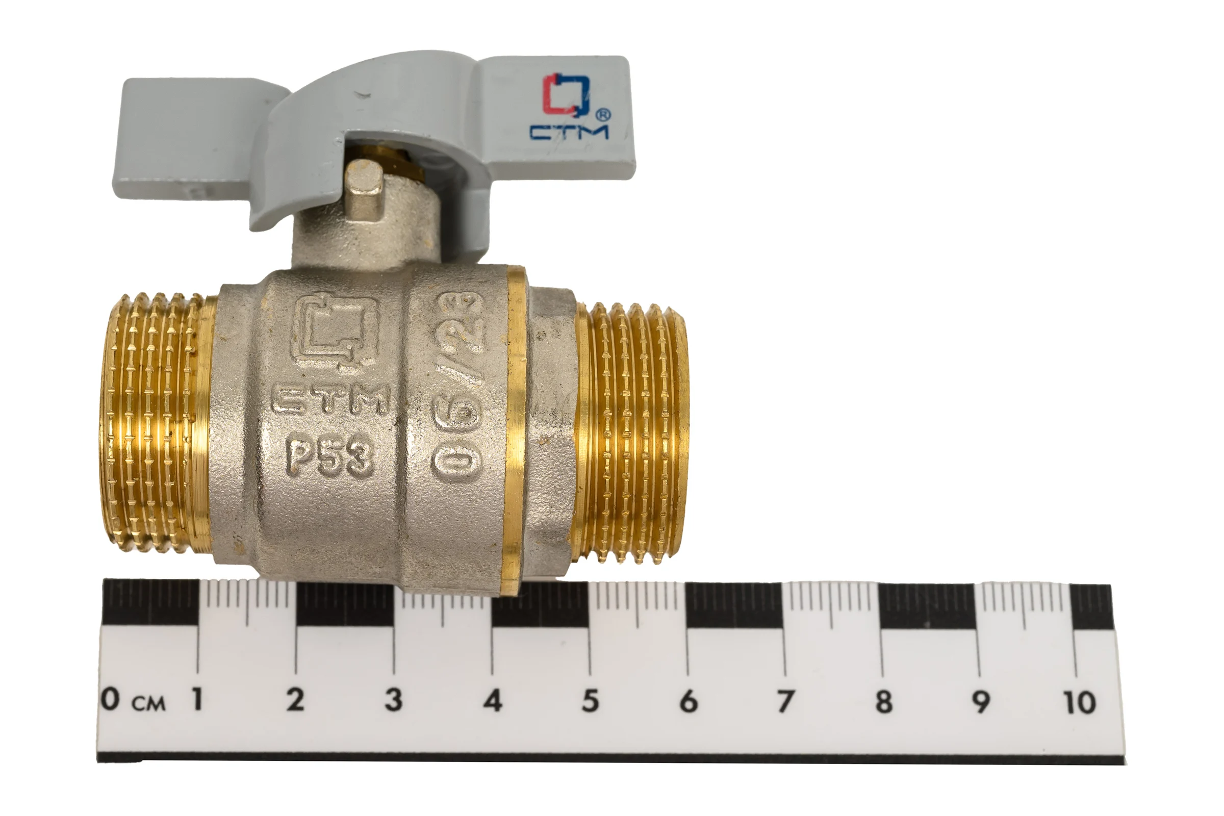 Шаровой кран для воды СТМ СТАНДАРТ 3/4", ш/ш, бабочка CWMMB034