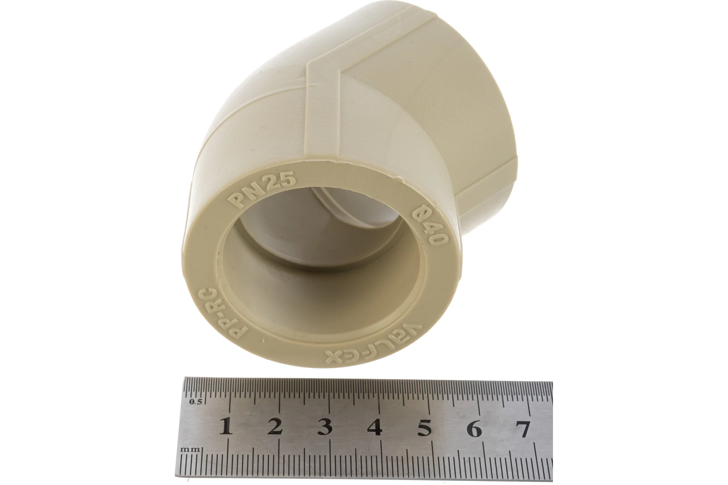 Угольник VALFEX PP-R Дн 40х45°, серый10107040Г 127-0468