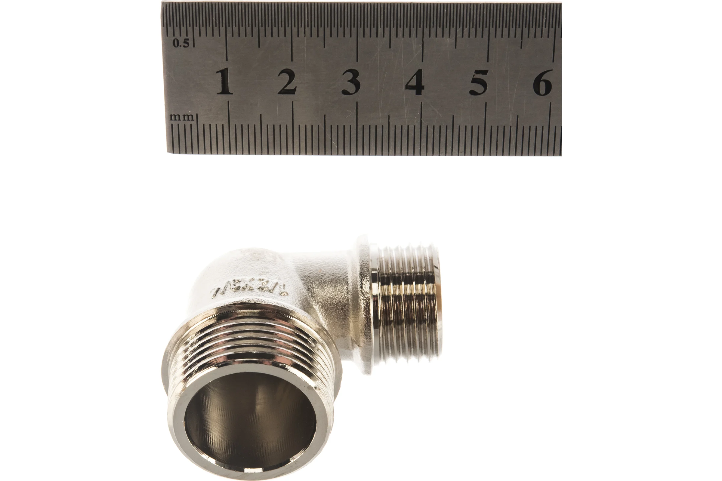 Переходной уголок СТМ 3/4" x 1/2", штуцер-штуцер CRRM3412