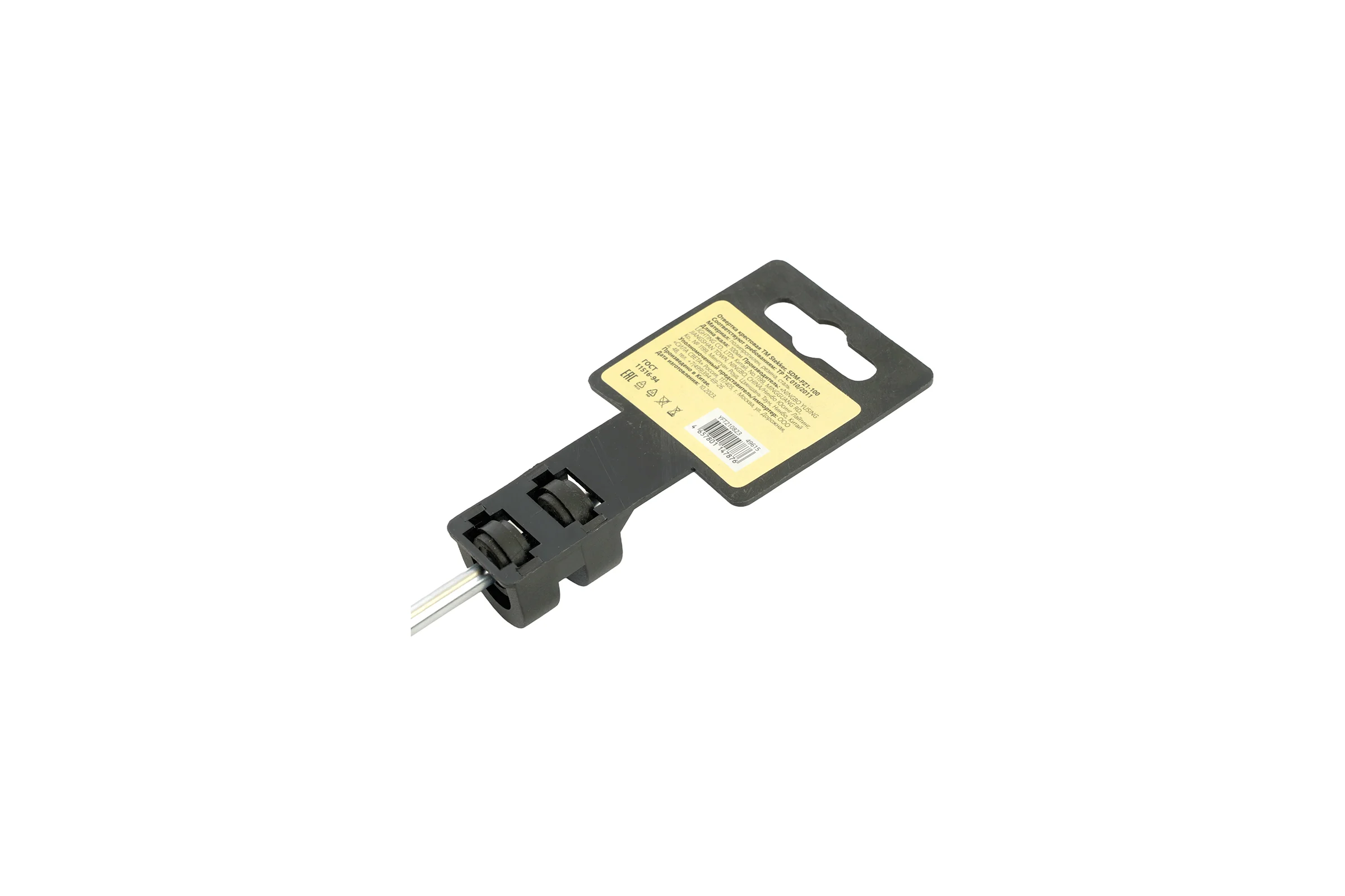Отвертка крестовая STEKKER pz 1x100 мм, cr-v, sdm-pz1-100, 49615