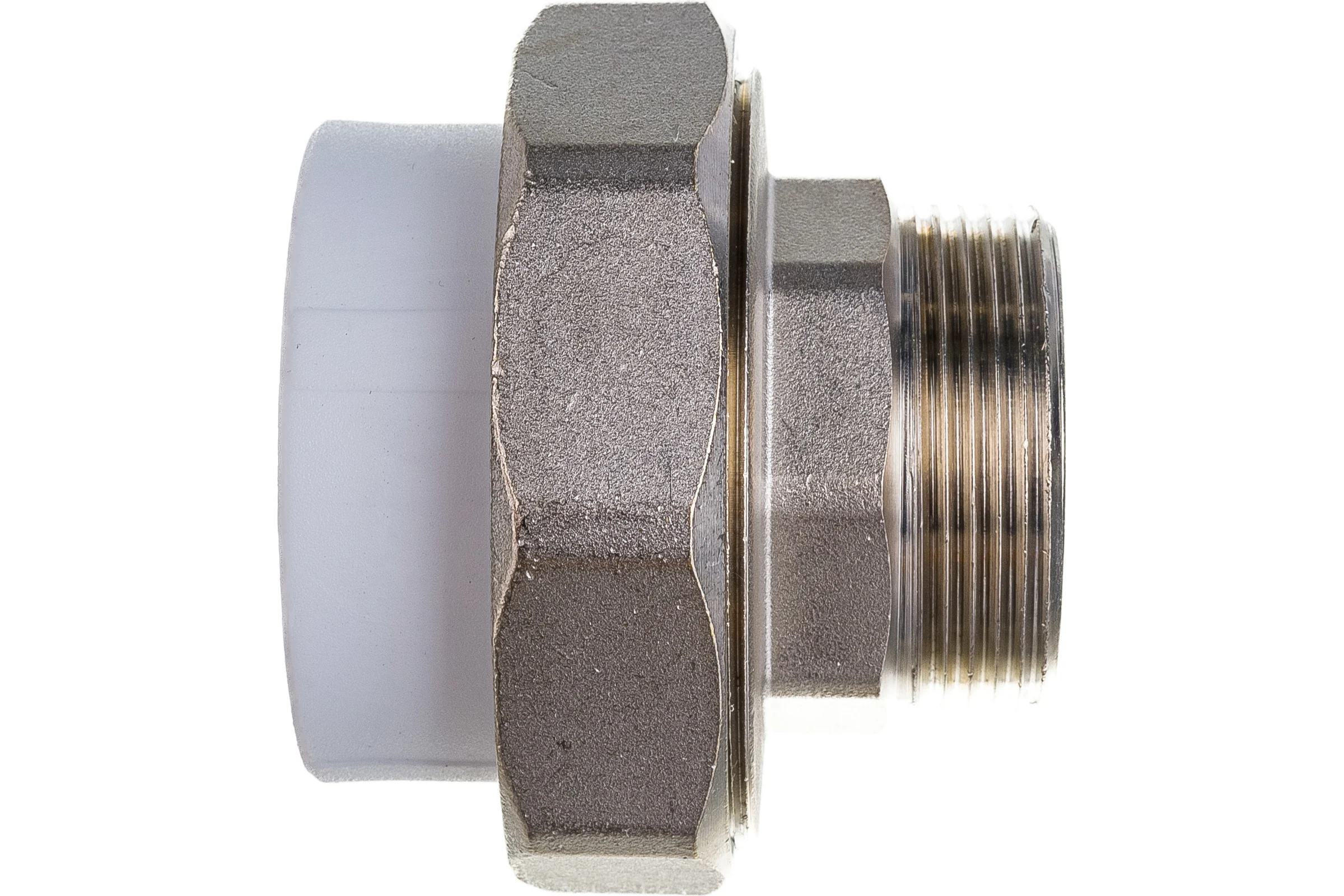 Комбинированная муфта VALFEX PP-R белая, разъем Дн50х1 1/2 НР 10156040 127-0230