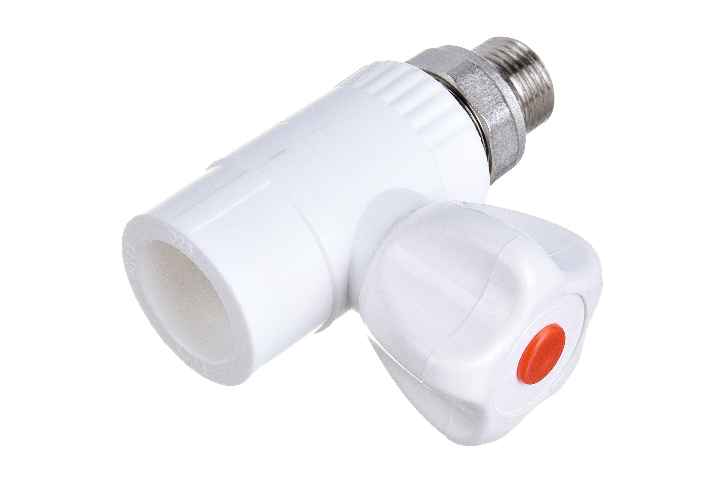 Шаровой прямой кран для радиатора СТМ PP-R DN ПЛАСТ 25х1/2" CPRS2512