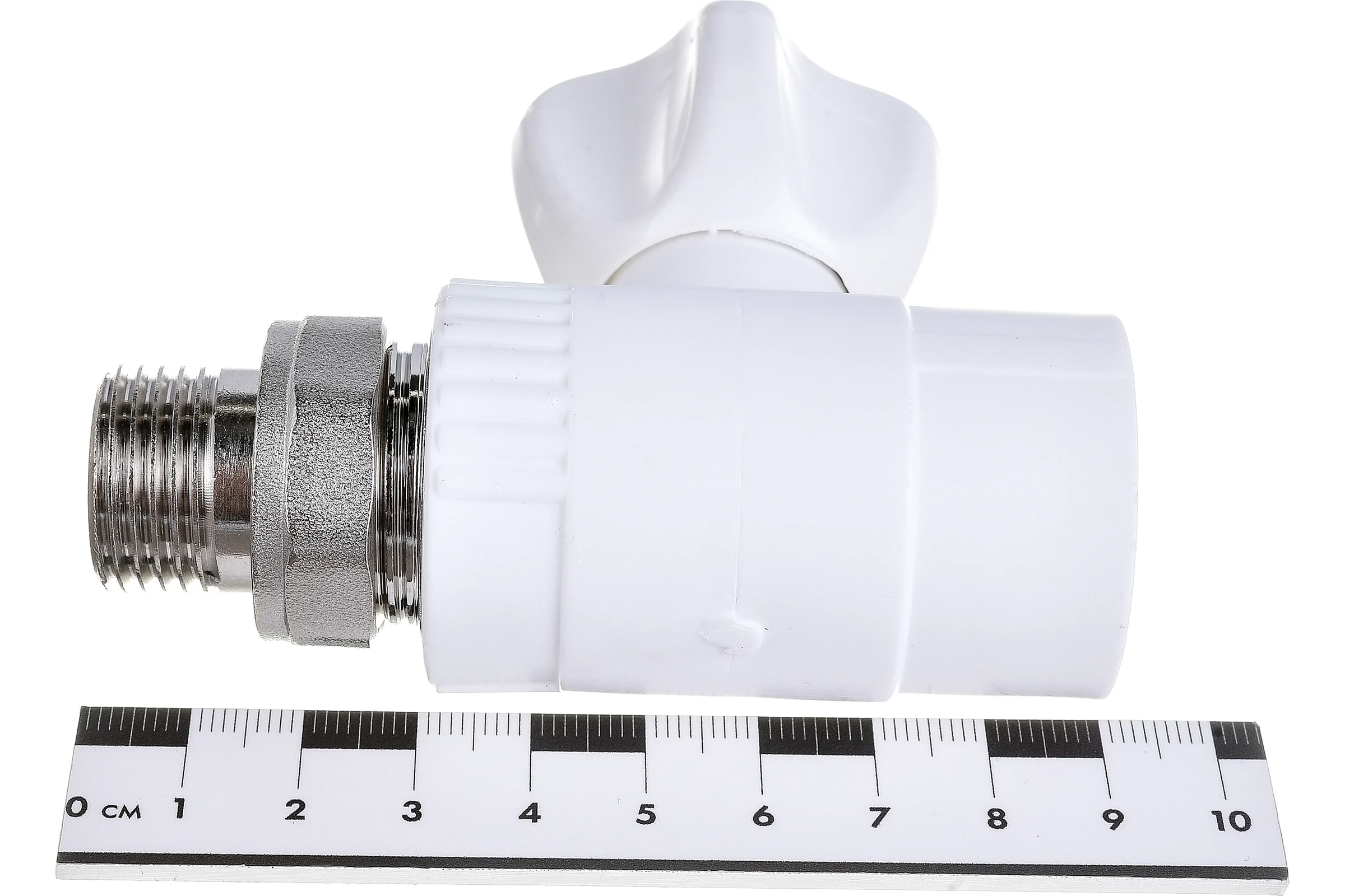 Шаровой прямой кран для радиатора СТМ PP-R DN ПЛАСТ 25х1/2" CPRS2512