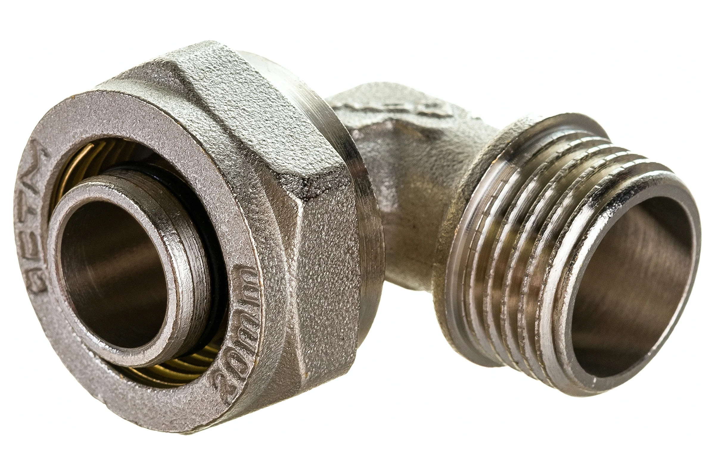Уголок СТМ наружная резьба, 20х1/2" CLM02012