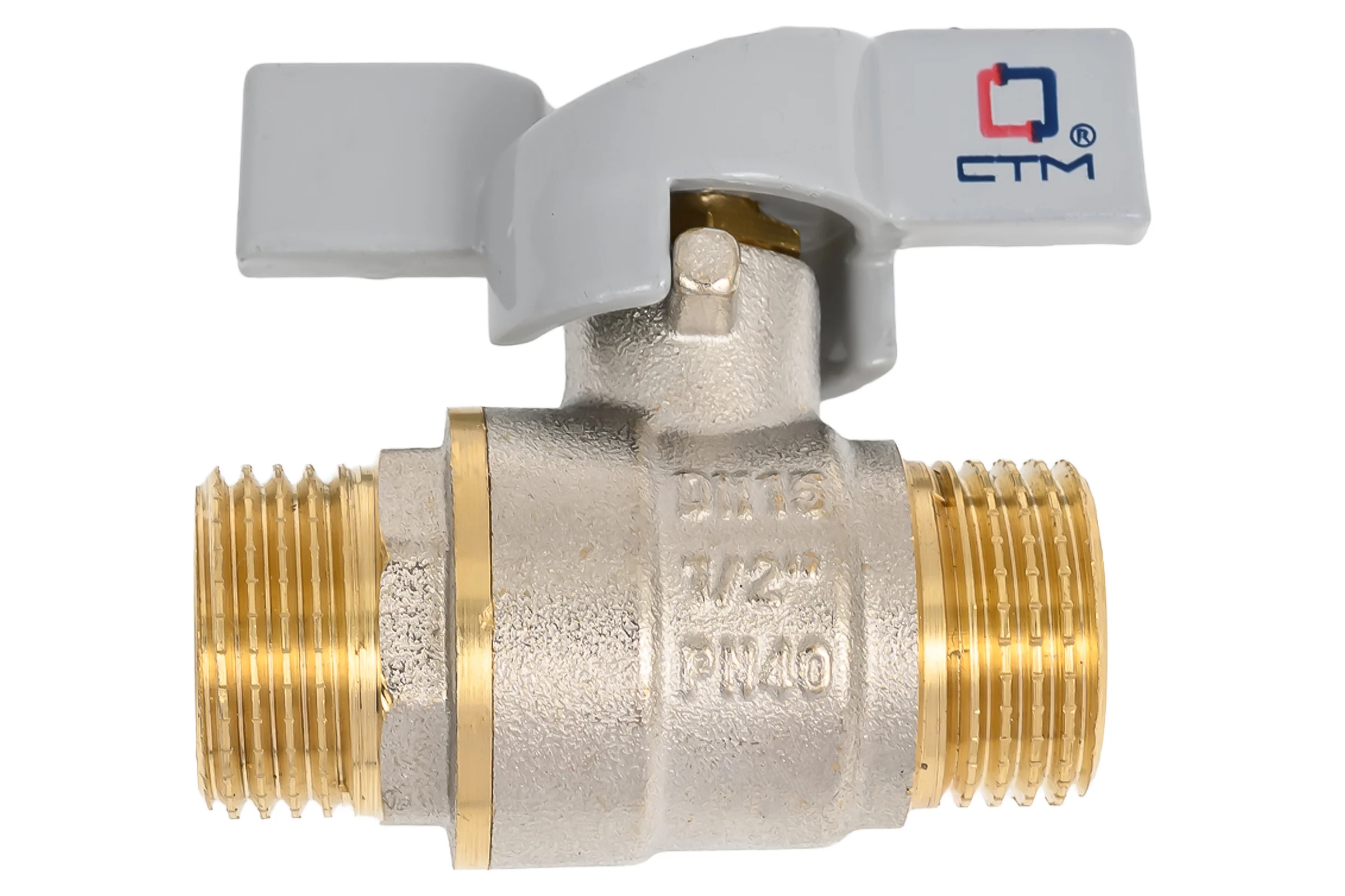 Шаровой кран для воды СТМ СТАНДАРТ 1/2", ш/ш, бабочка CWMMB012
