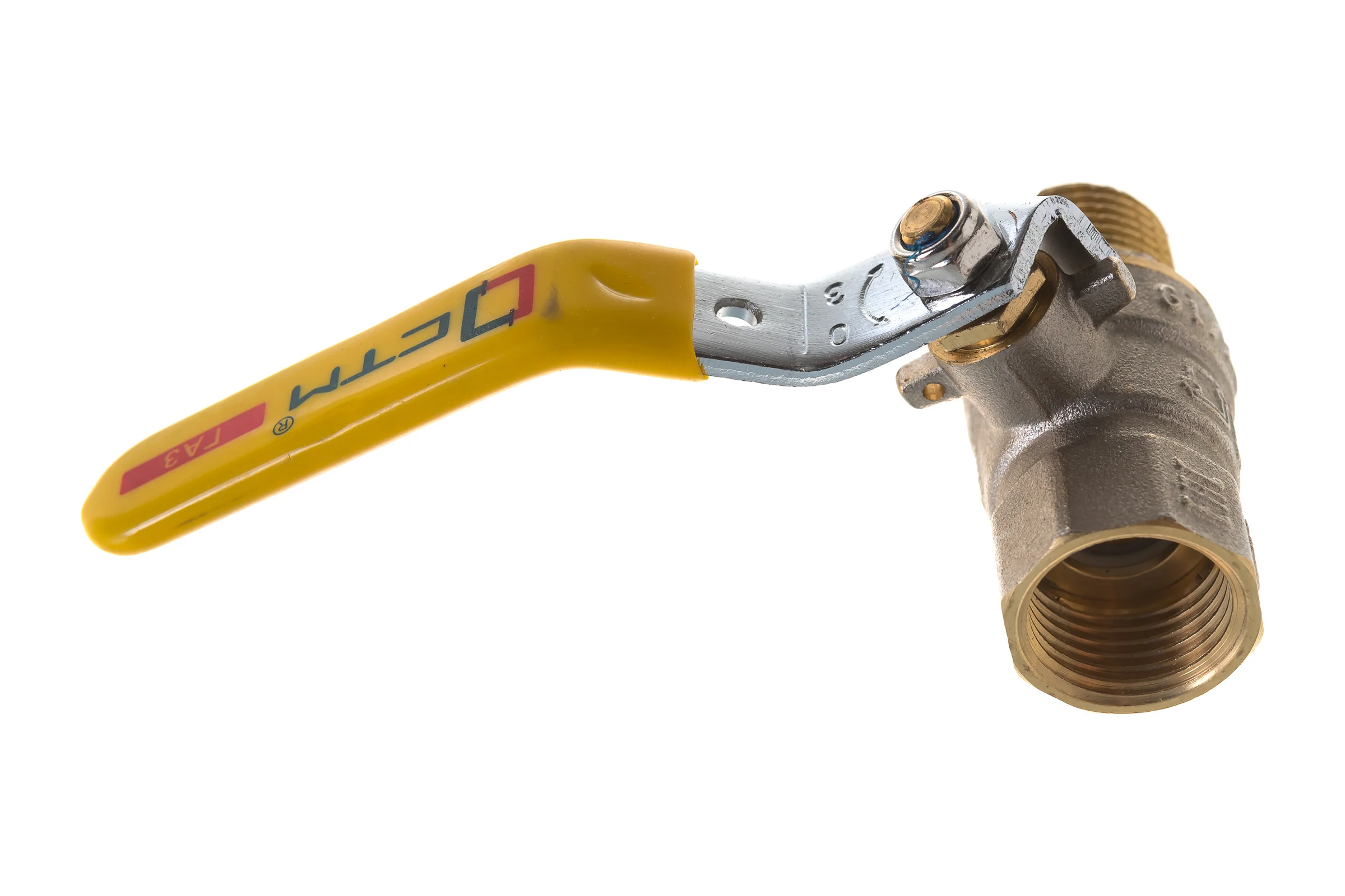 Шаровой кран для газа СТМ ГАЗ 1/2", г/ш, рычаг CGFMH012