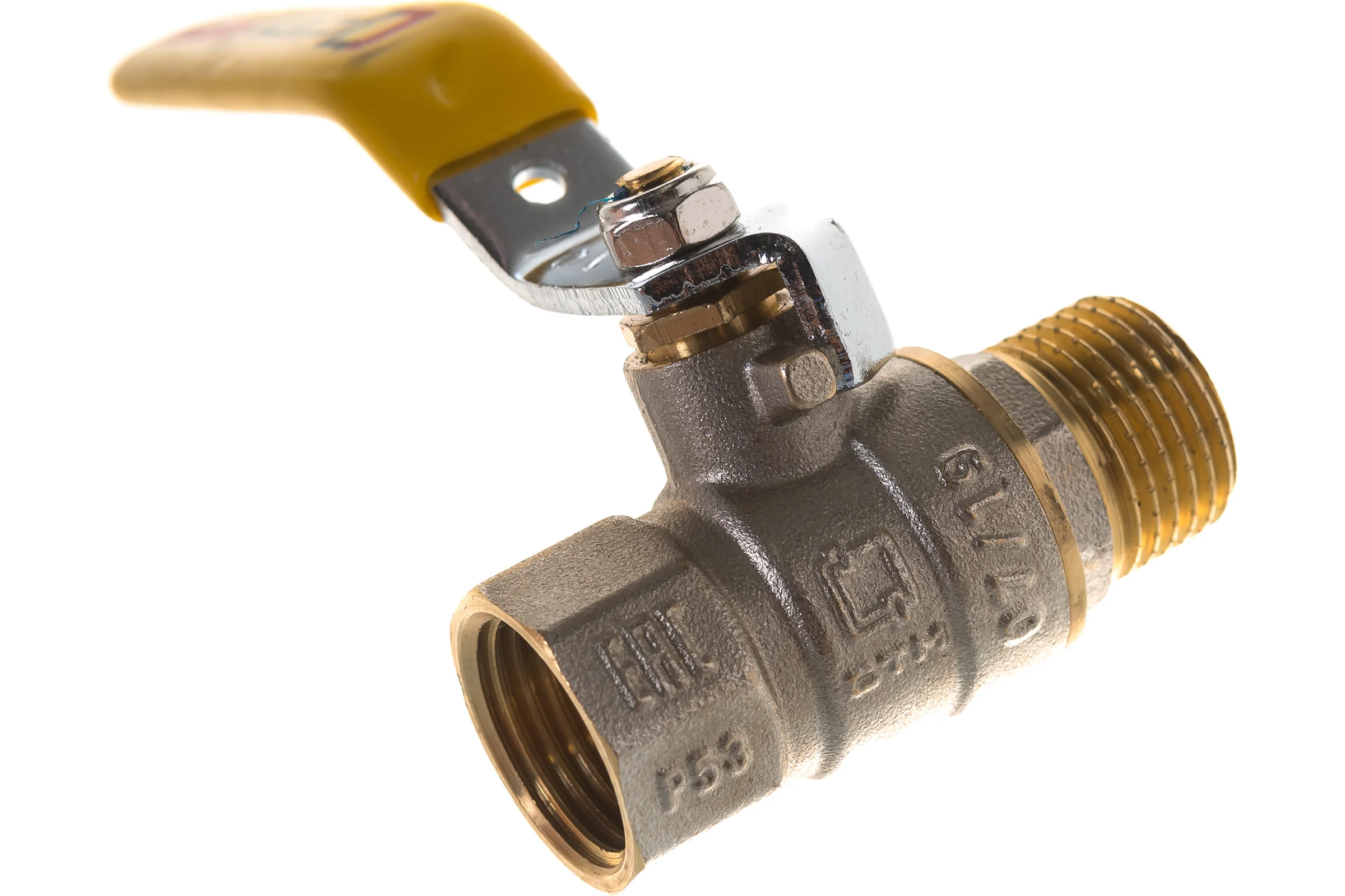 Шаровой кран для газа СТМ ГАЗ 1/2", г/ш, рычаг CGFMH012
