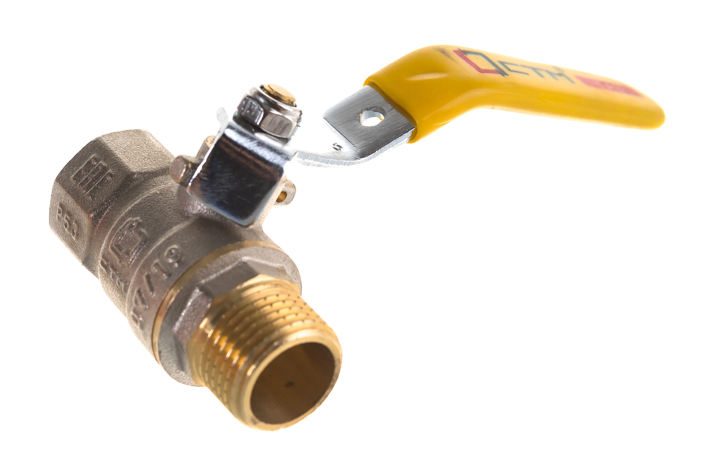 Шаровой кран для газа СТМ ГАЗ 1/2", г/ш, рычаг CGFMH012