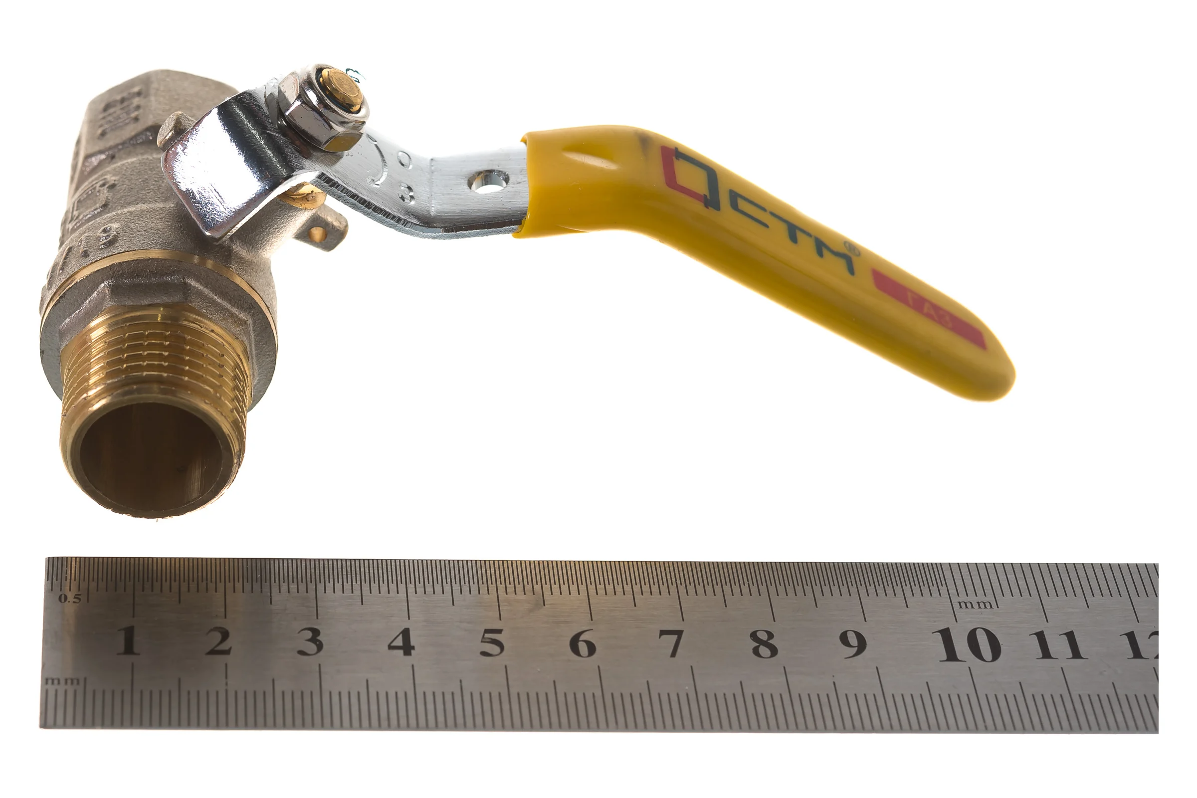 Шаровой кран для газа СТМ ГАЗ 1/2", г/ш, рычаг CGFMH012