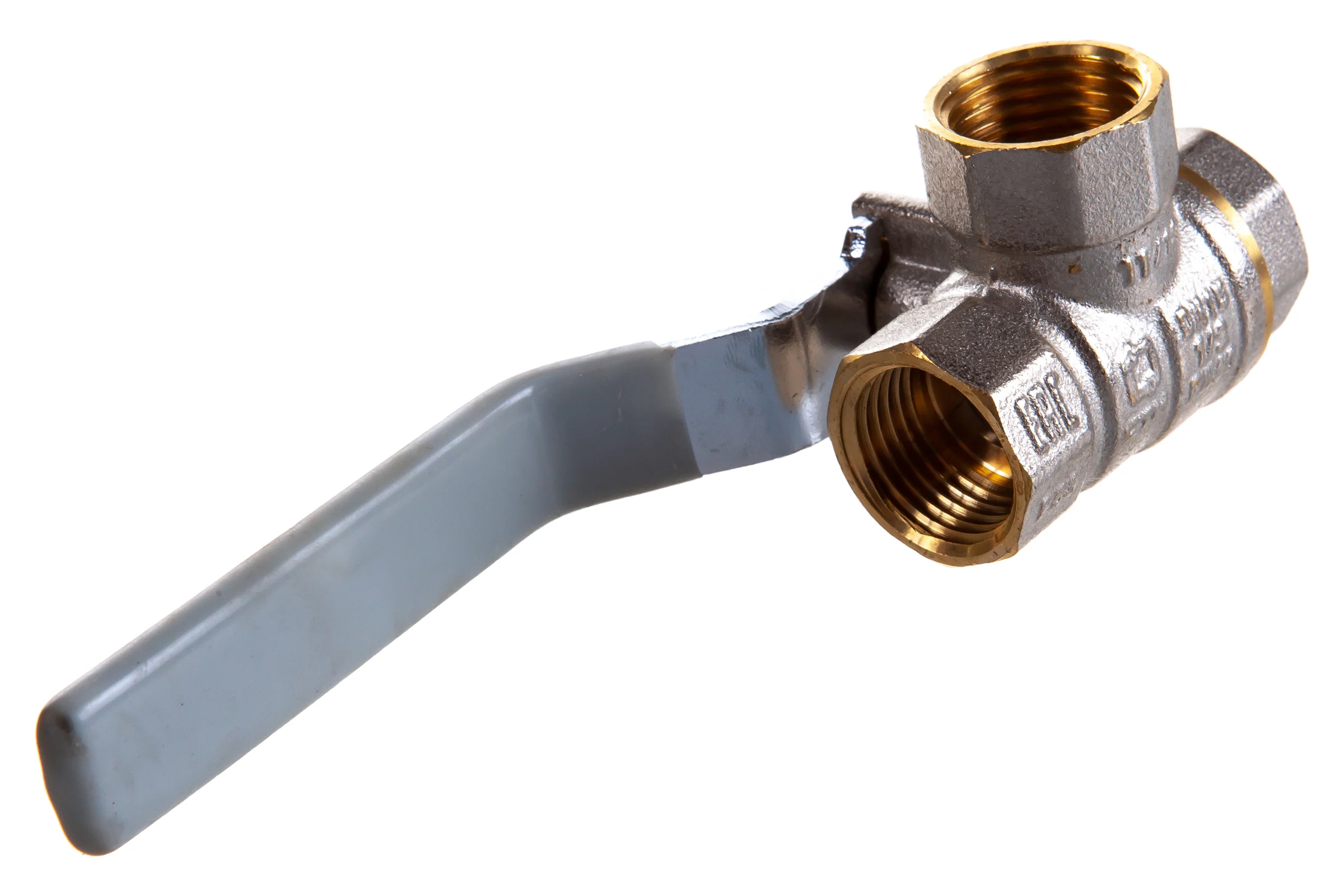 Шаровой кран для воды СТМ СТАНДАРТ 1/2", трехходовой, тип T, рычаг CW3FT012