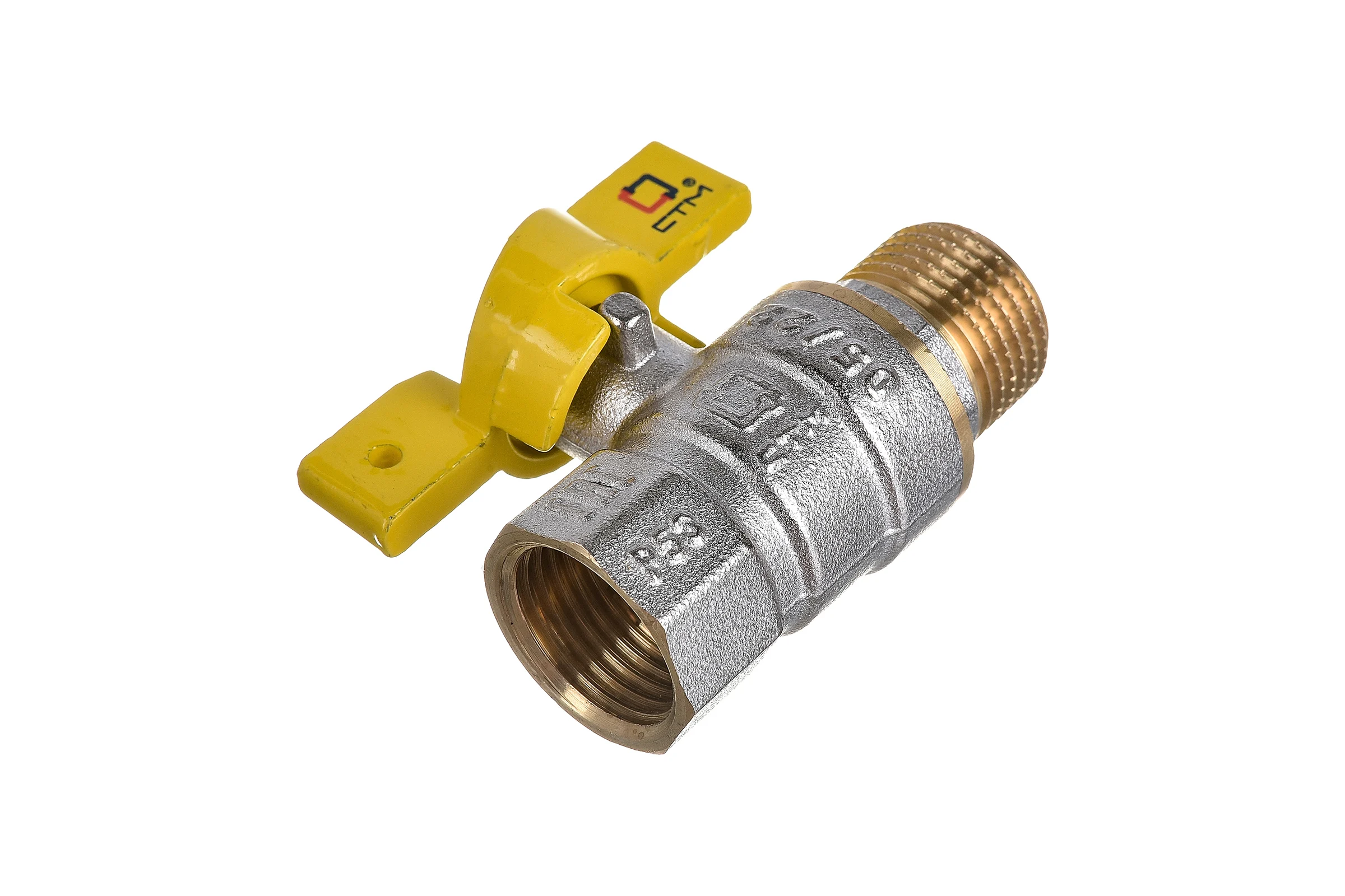 Шаровой кран для газа СТМ ГАЗ 1/2", г/ш, бабочка CGFMB012