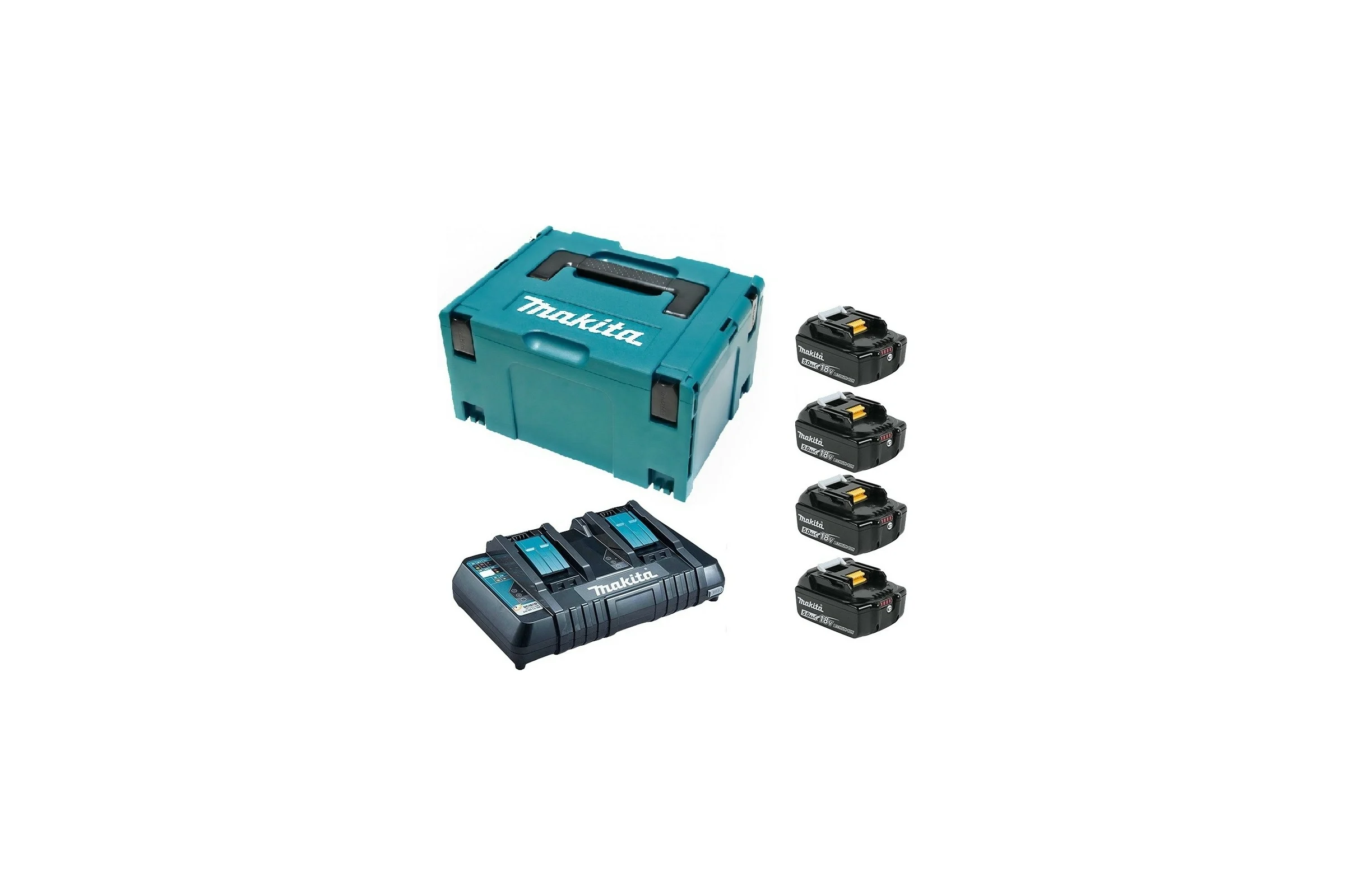 Устройство зарядное + 4 аккумулятора Makita 199591-7 195473