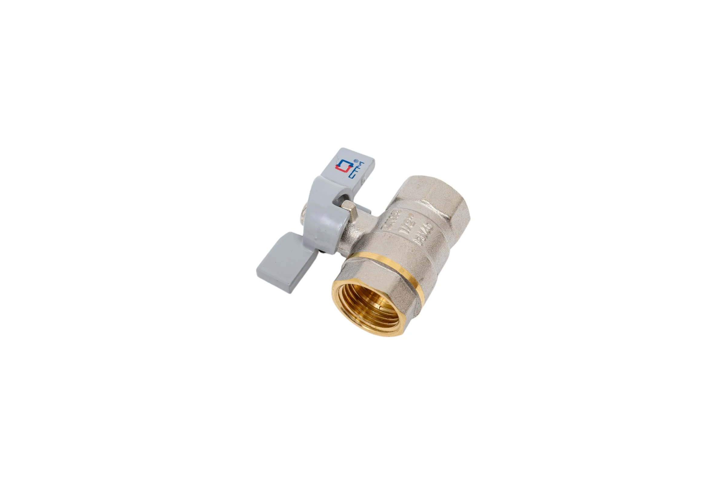 Шаровой кран для воды СТМ СТАНДАРТ 1/2", г/г, бабочка CWFFB012