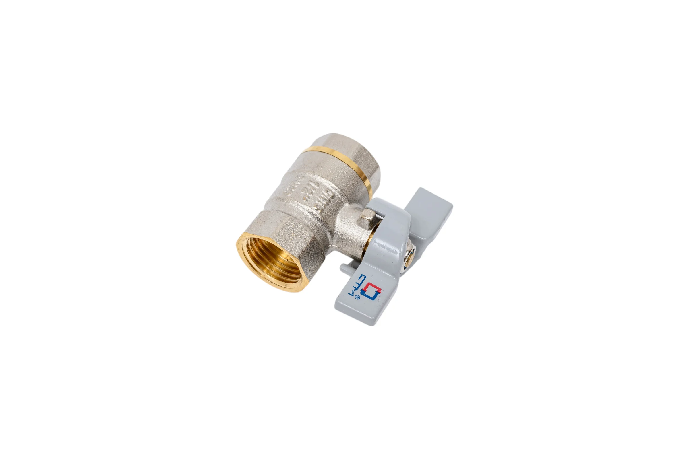 Шаровой кран для воды СТМ СТАНДАРТ 1/2", г/г, бабочка CWFFB012