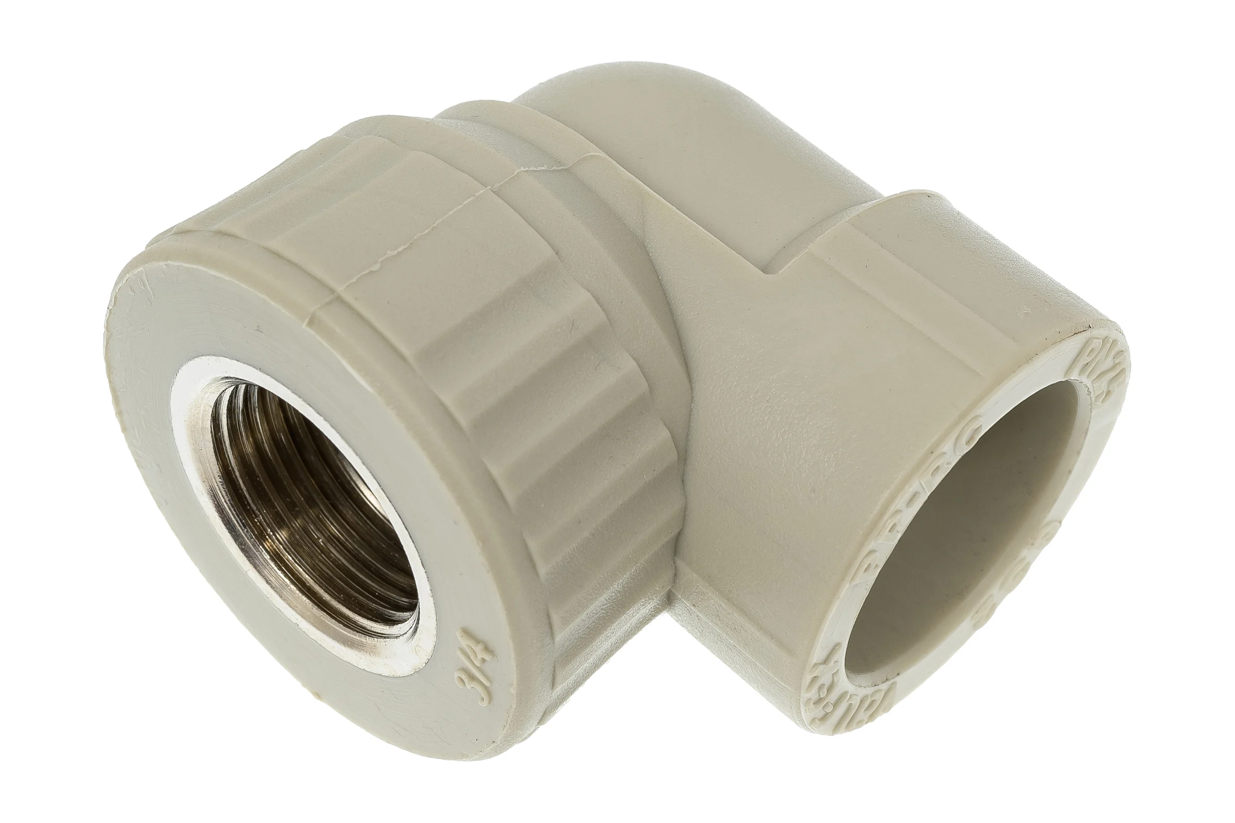 Комбинированный угольник VALFEX PP-R Дн 32х3/4 ВР, серый 10125132Г 127-0489