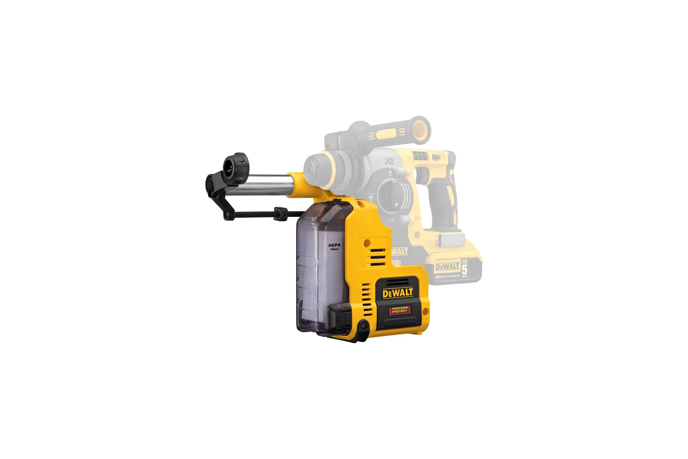 Пылесборник с HEPA-фильтром для перфораторов DCH273/DCH274 DEWALT D25303DH-XJ