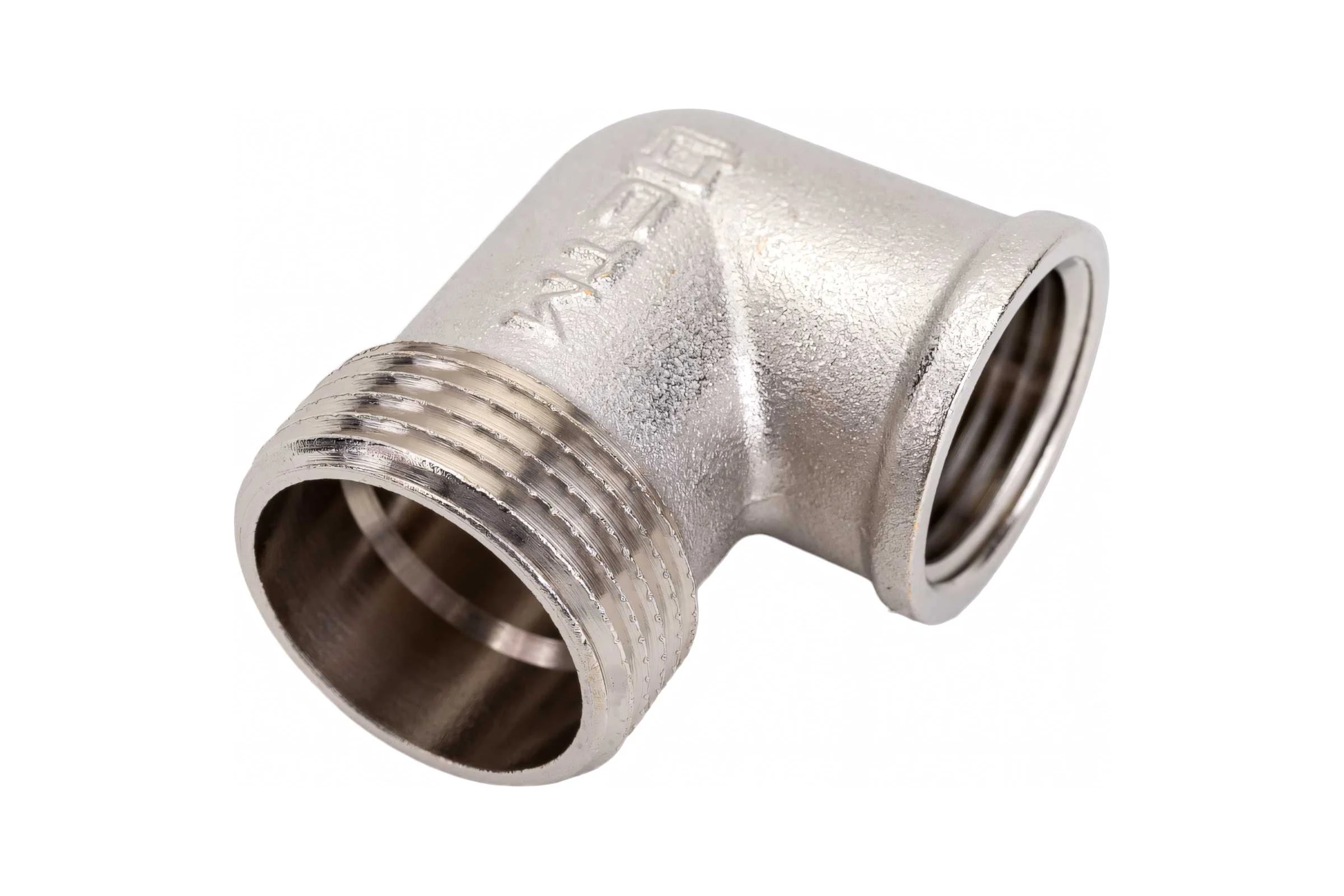 Переходной уголок СТМ 3/4"x1/2", штуцер-гайка CRL34M12