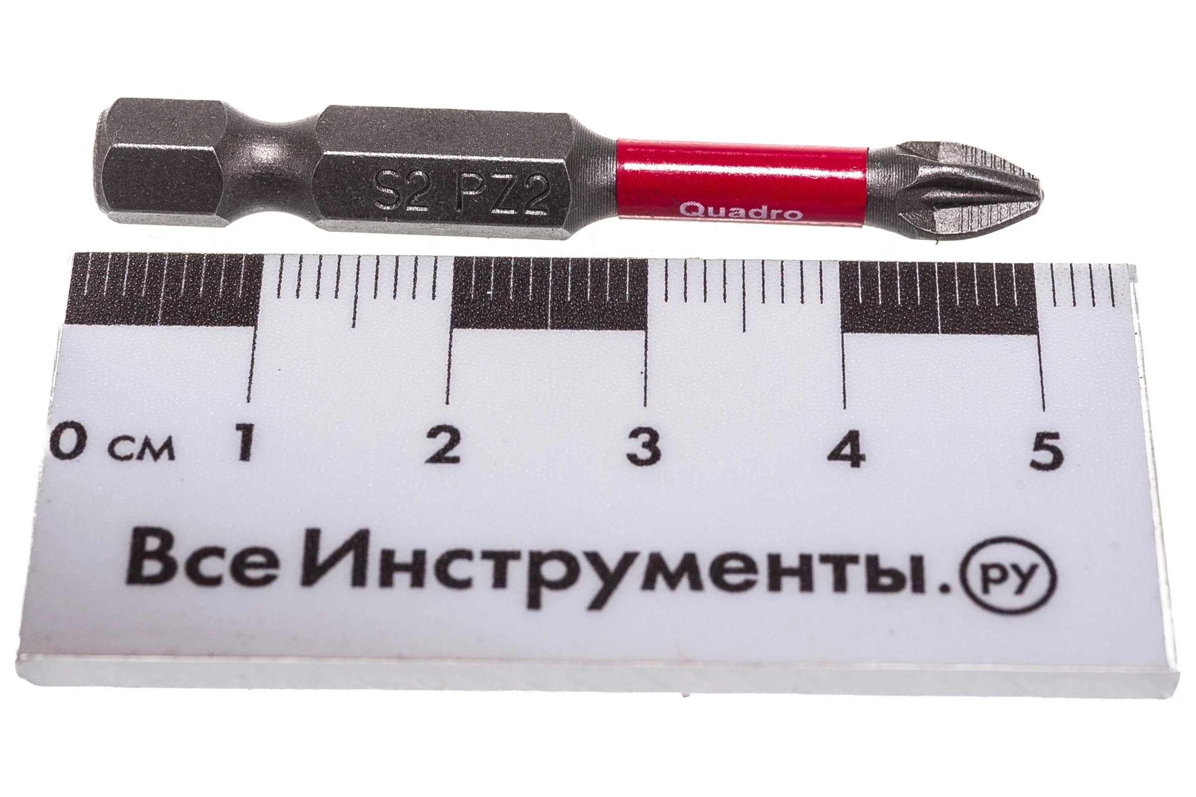 Бита (10 шт; PZ2; 50 мм; 1/4" E6.3) Quadro Torsion 420250