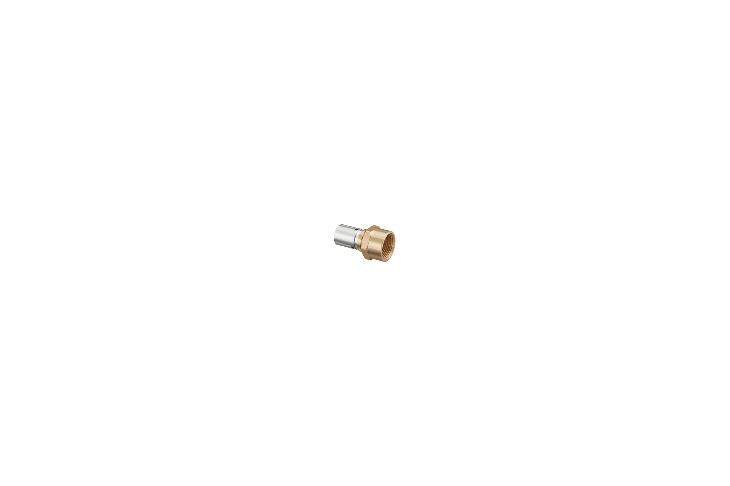 Прессовое соединение Oventrop Cofit P 26x3x1", бронза RX 1512248