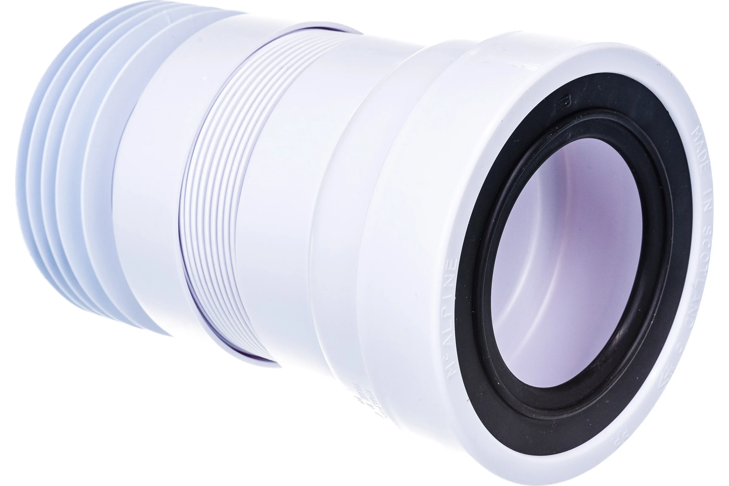 Фановая труба McAlpine раздвижная, L200-330 мм, с манжетом MRWC-F20R