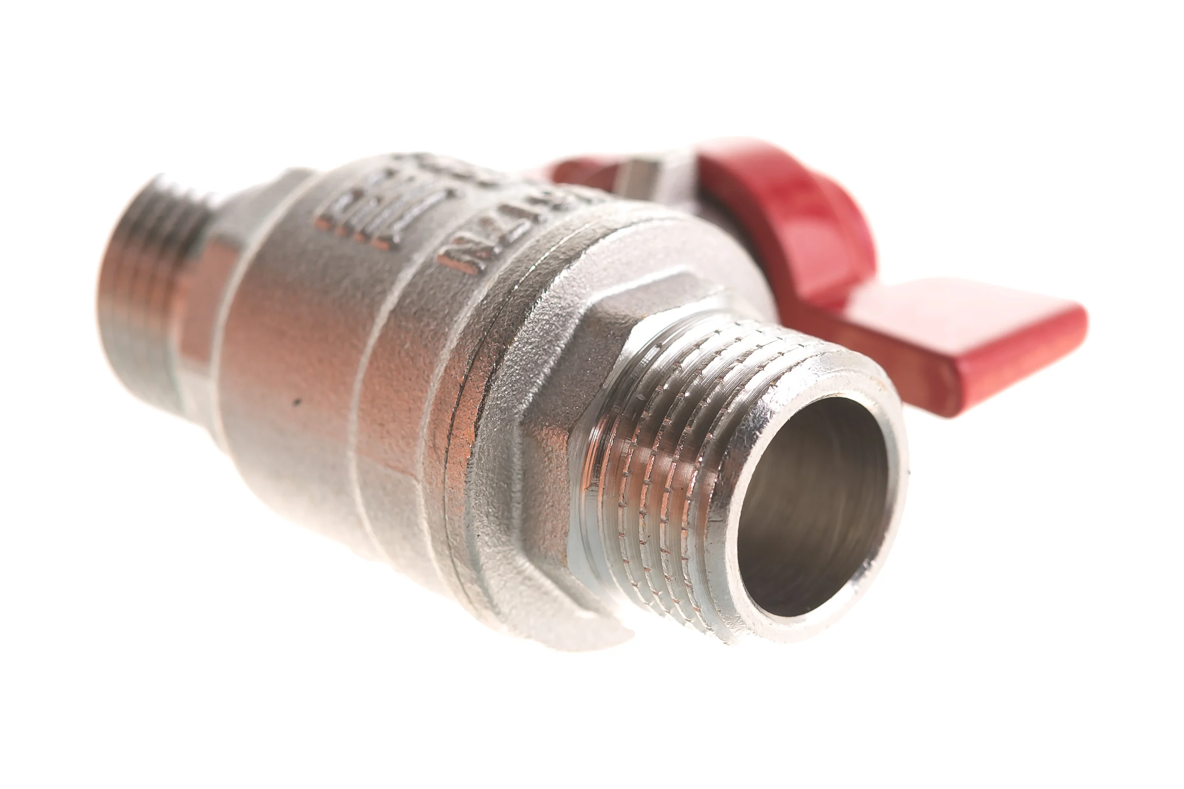 Шаровой кран IVANCI Superior, ручка-бабочка, наружная/наружная резьба 1/2" IVC.100219.N.03