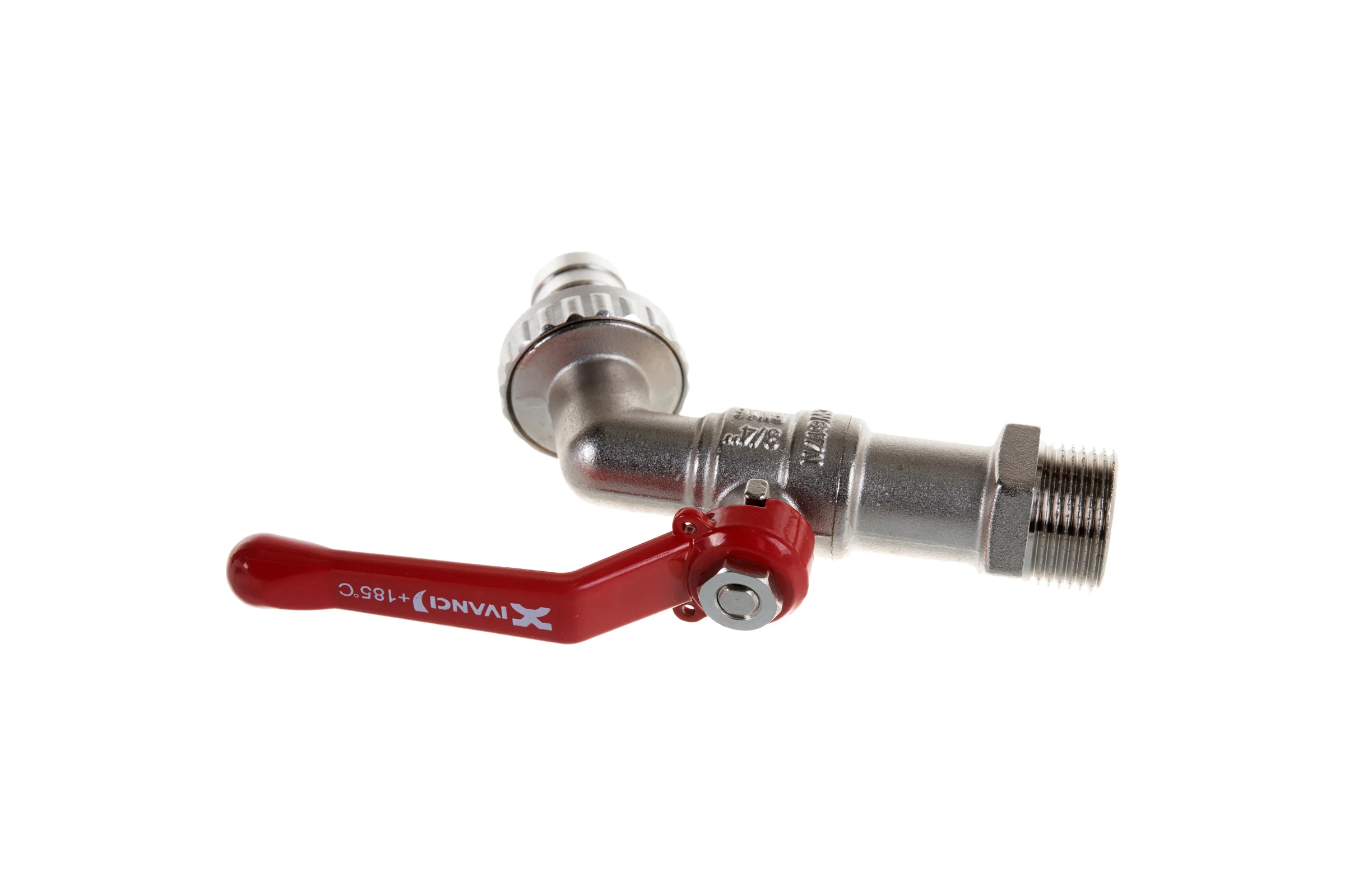 Шаровой кран IVANCI Superior, ручка-рычаг, водоразборный 3/4" IVC.100051.N.04