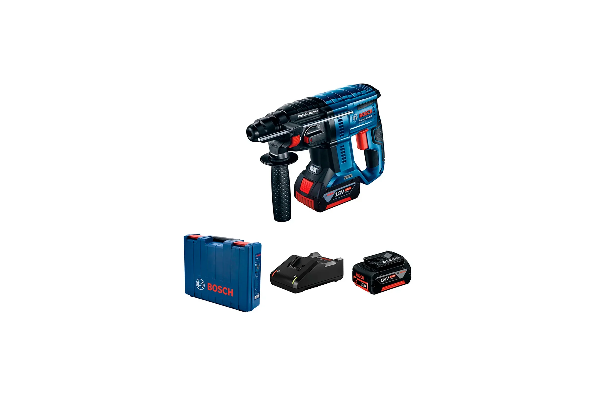 Аккумуляторный бесщеточный перфоратор Bosch GBH 180-LI с 2 АКБ и ЗУ 0611911121