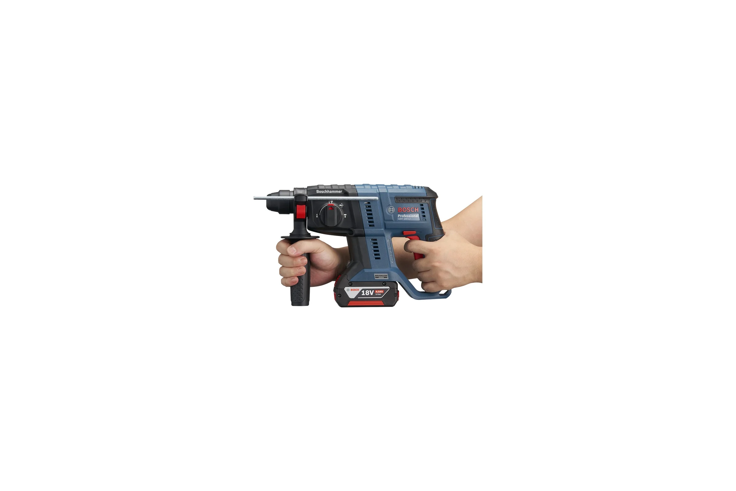 Аккумуляторный бесщеточный перфоратор Bosch GBH 180-LI с 2 АКБ и ЗУ 0611911121