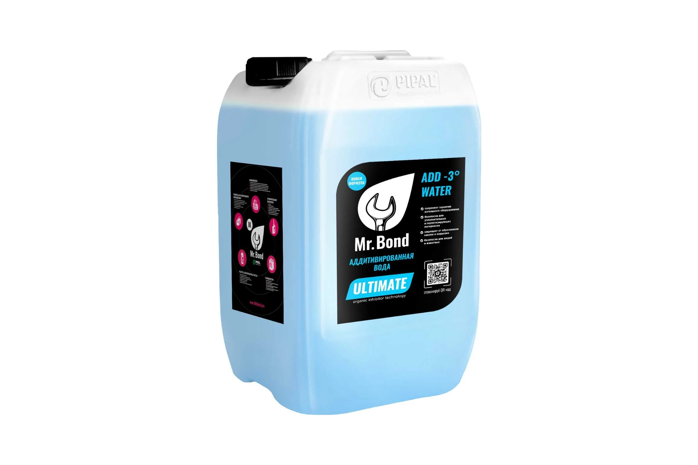 Вода аддитивированная (подготовленная) для систем отопления Mr.Bond ADD WATER 20 кг MB5054010020