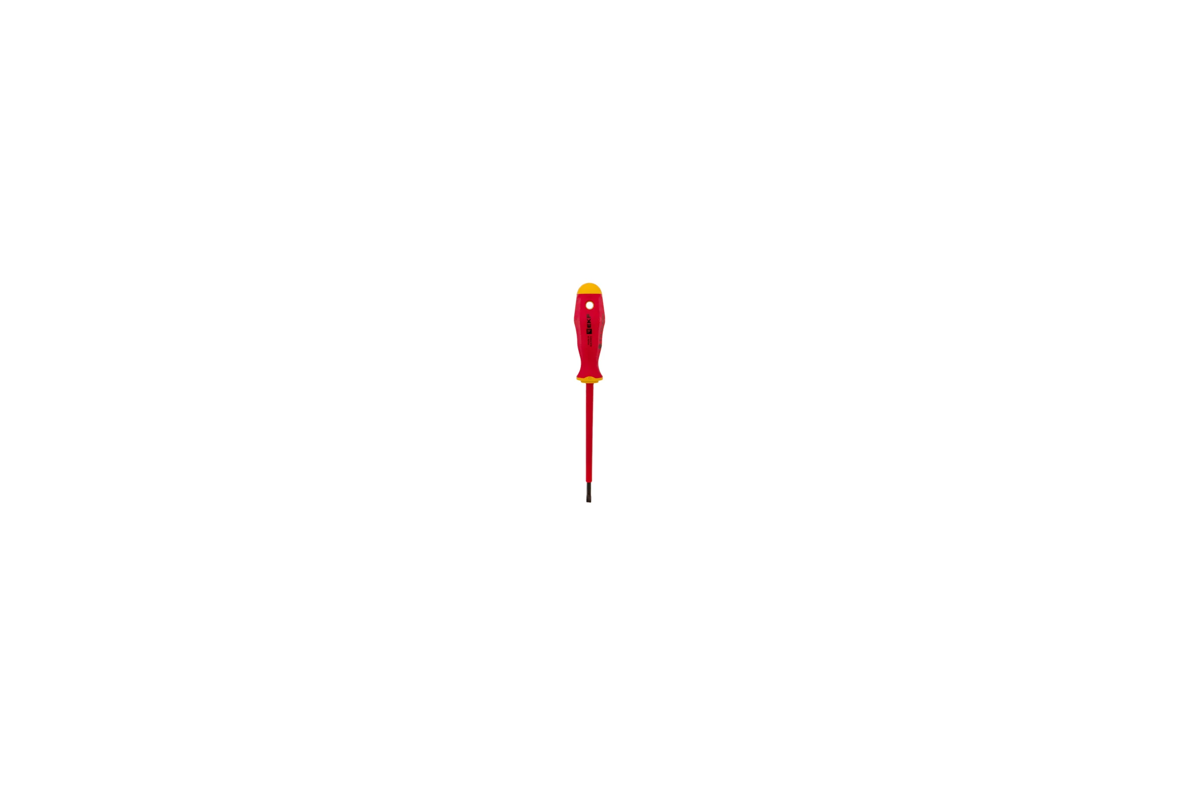 Отвертка EKF Professional SL4x0.8 мм, VDE 1000В sl-4-0.8-pro-in