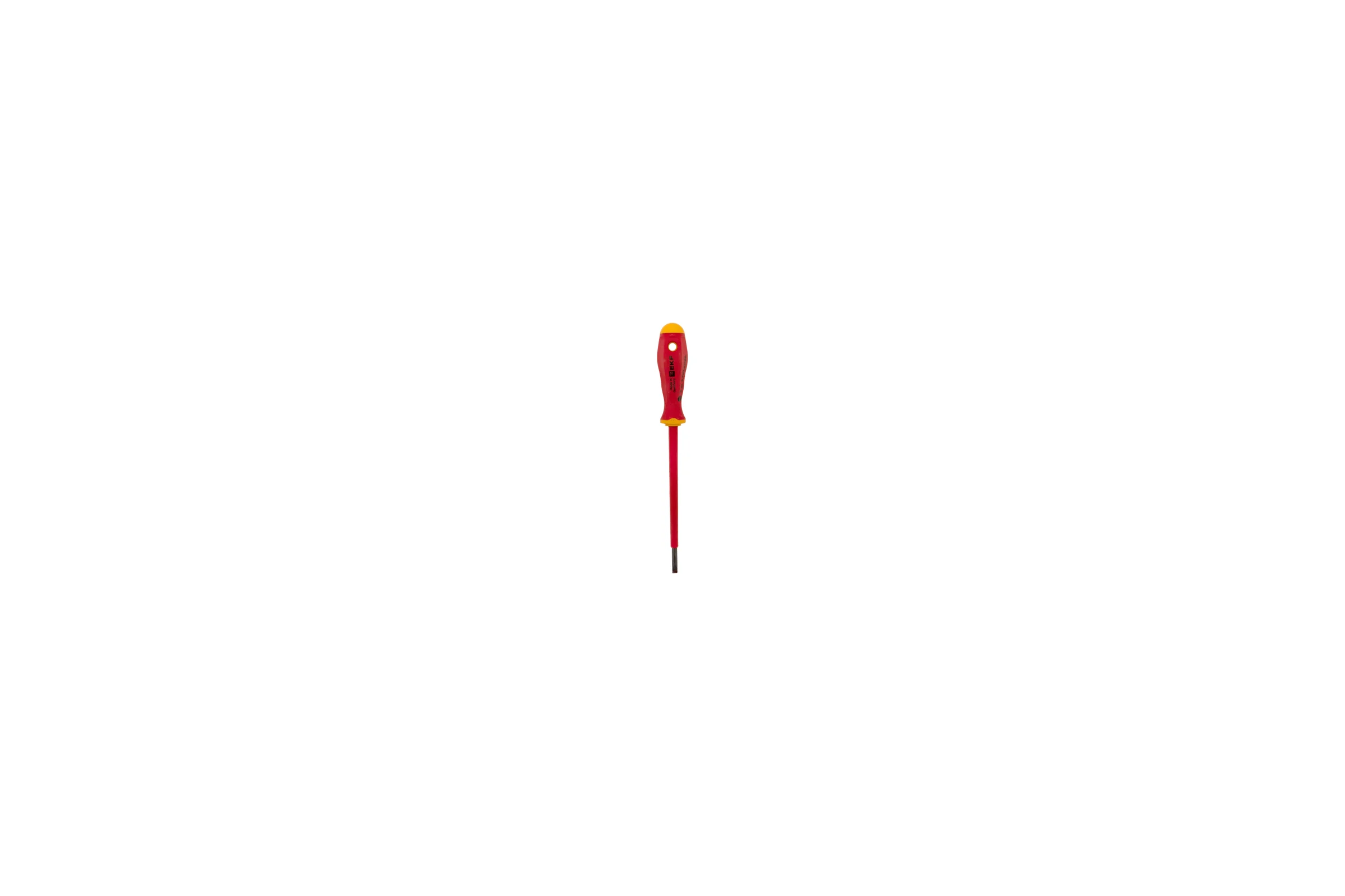 Отвертка EKF Professional SL3.5x0.6 мм, VDE 1000В sl-3.5-0.6-pro-in