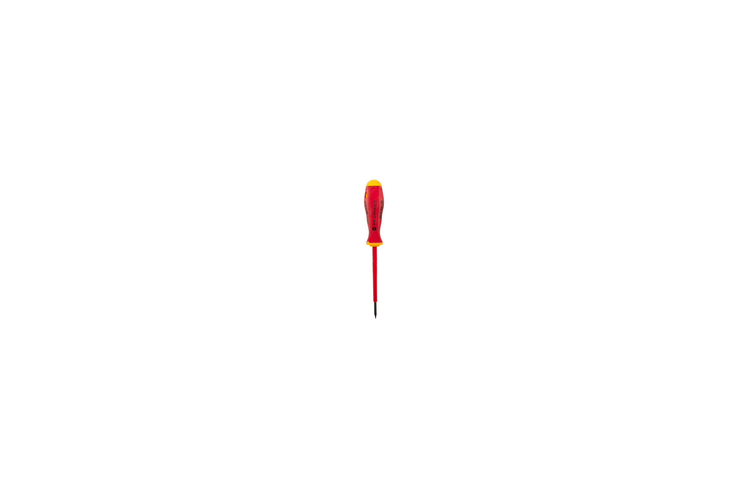 Отвертка EKF Professional SL2.5x0.4 мм, VDE 1000В sl-2.5-0.4-pro-in