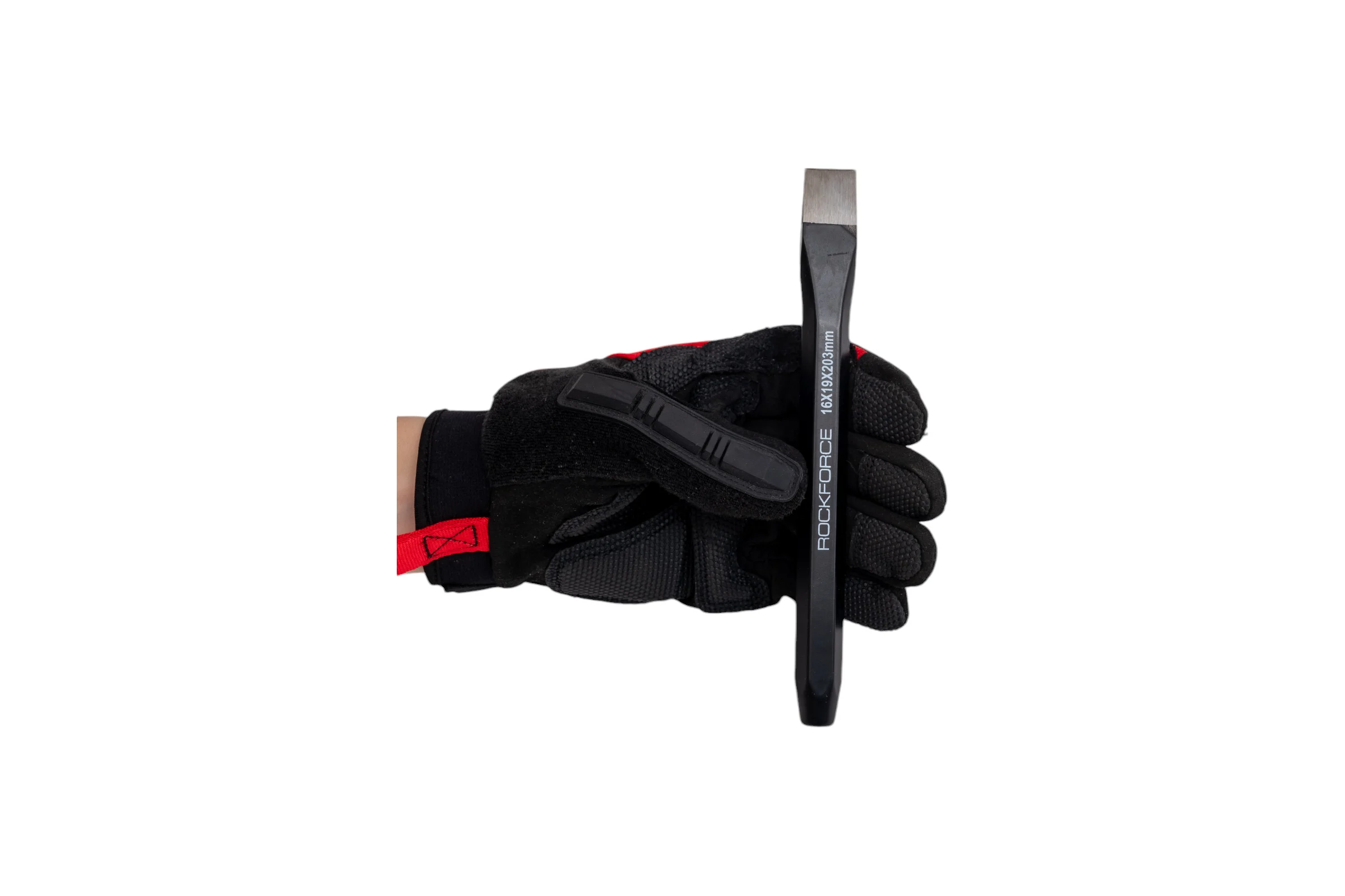 Зубило с шестигранным основанием Rockforce 19мм L-203мм RF-60219203H(16413)