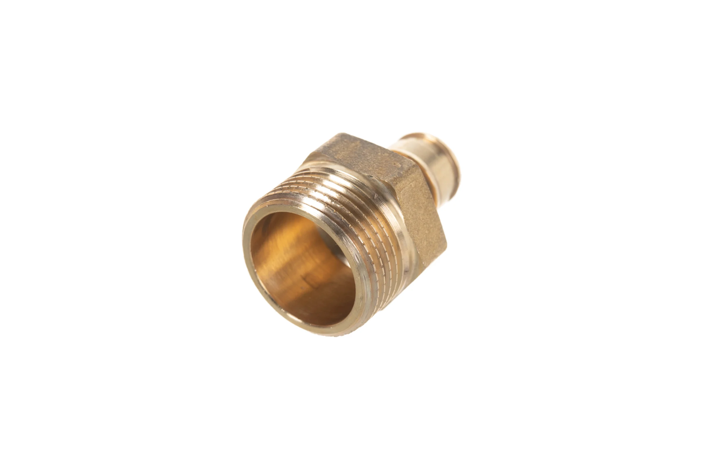 Муфта для PE-X Giacomini GX107 латунь, Дн 16х3/4, НР GX107Y043 040-0345
