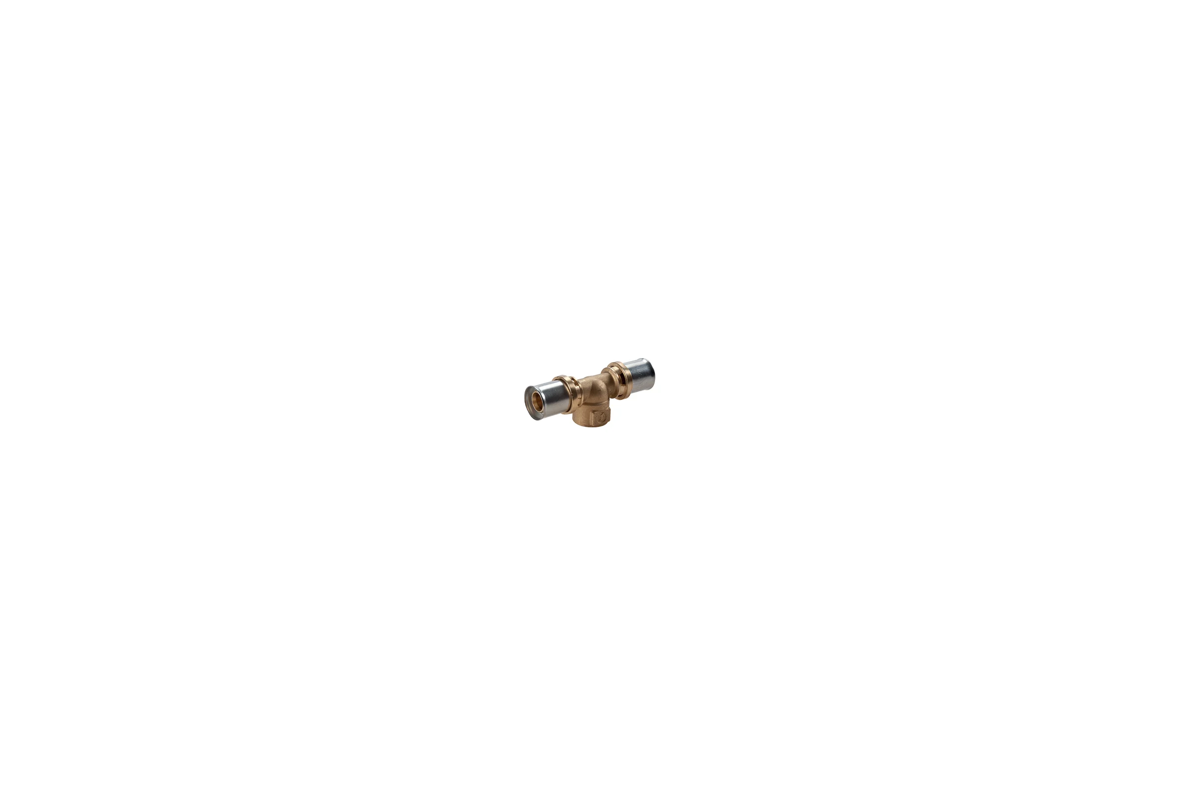 Тройник МП/PE-X Giacomini RM154 латунь, пресс, Дн 26х3/4х26, ВР RM154Y049 127-5342