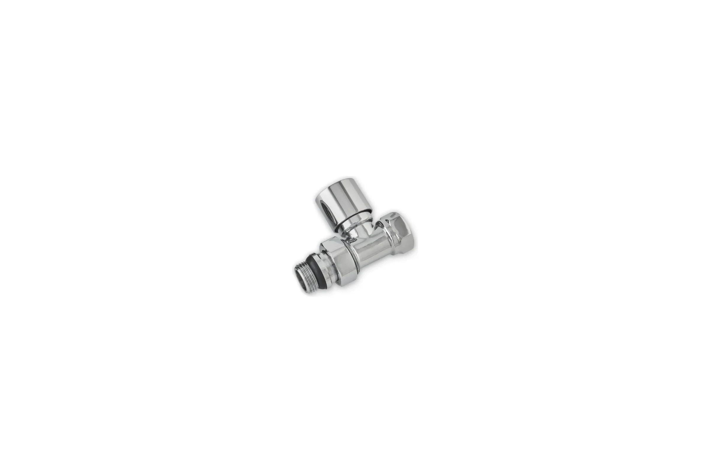 Хромированный прямой радиаторный кран MIVARMO 1/2" дюйма RVA-15CR