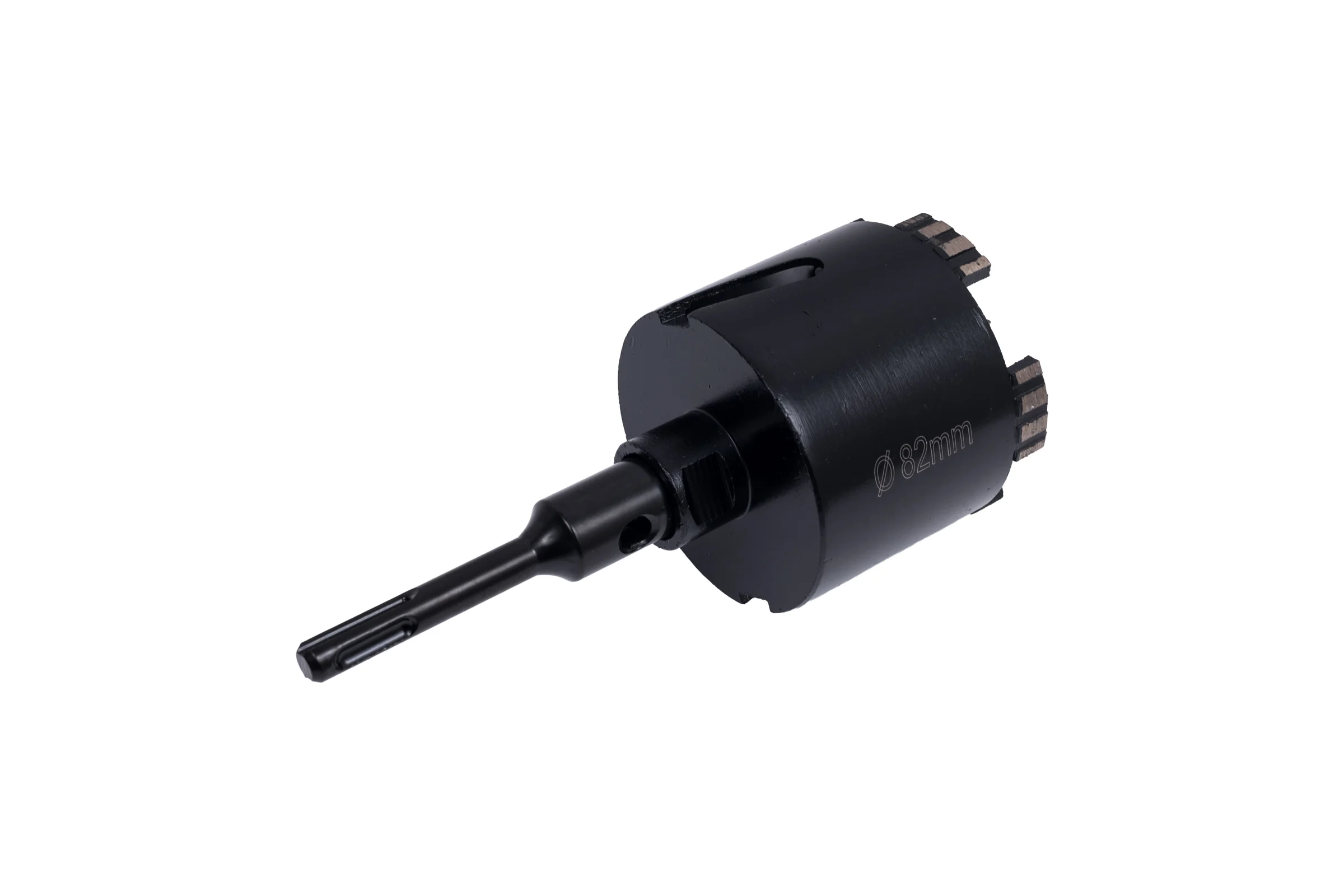 Коронка алмазная с переходником SDS+ 82x70 мм по бетону РОСОМАХА 500082