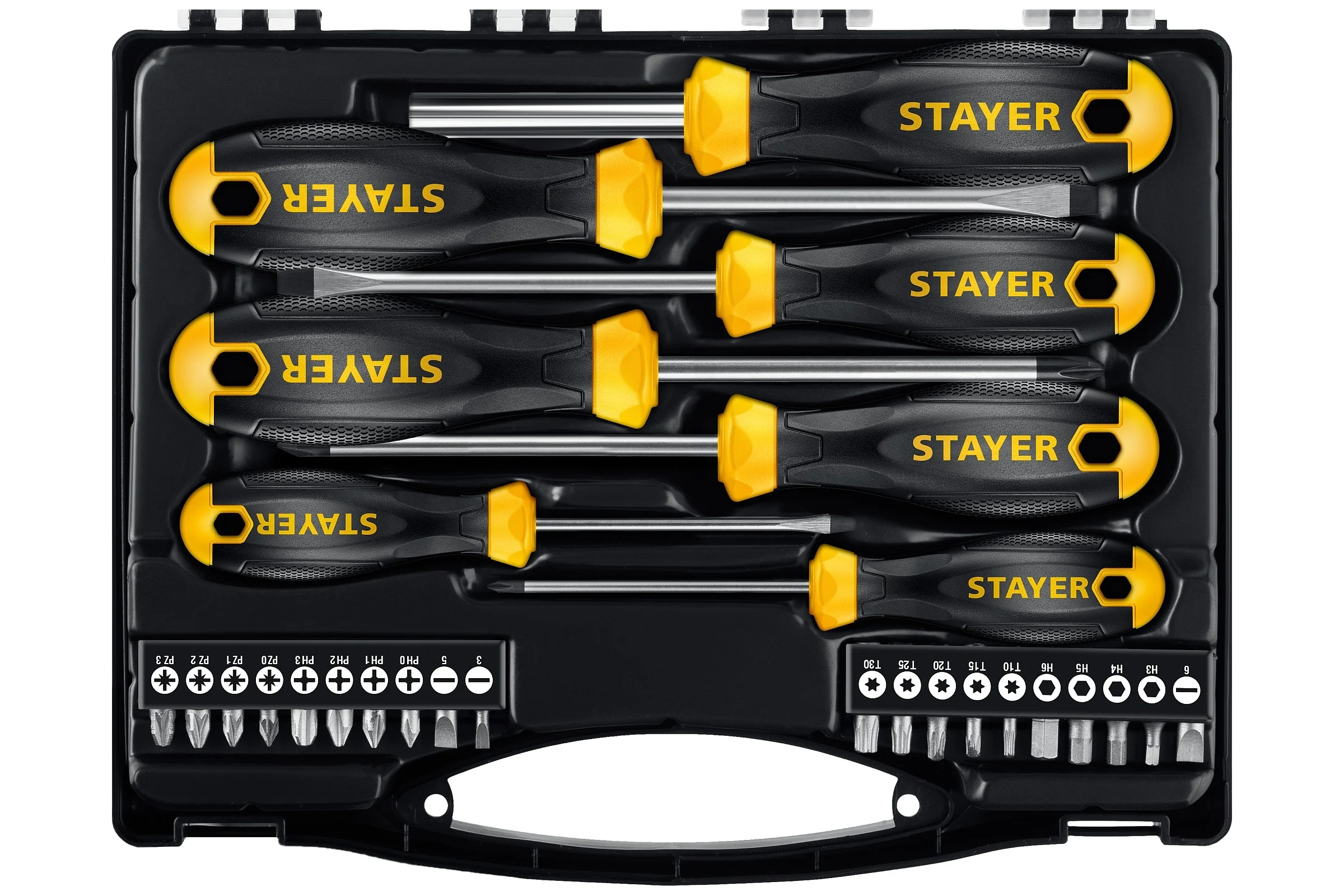 Набор отверток с насадками STAYER Hercules-K27 27 предметов 25827